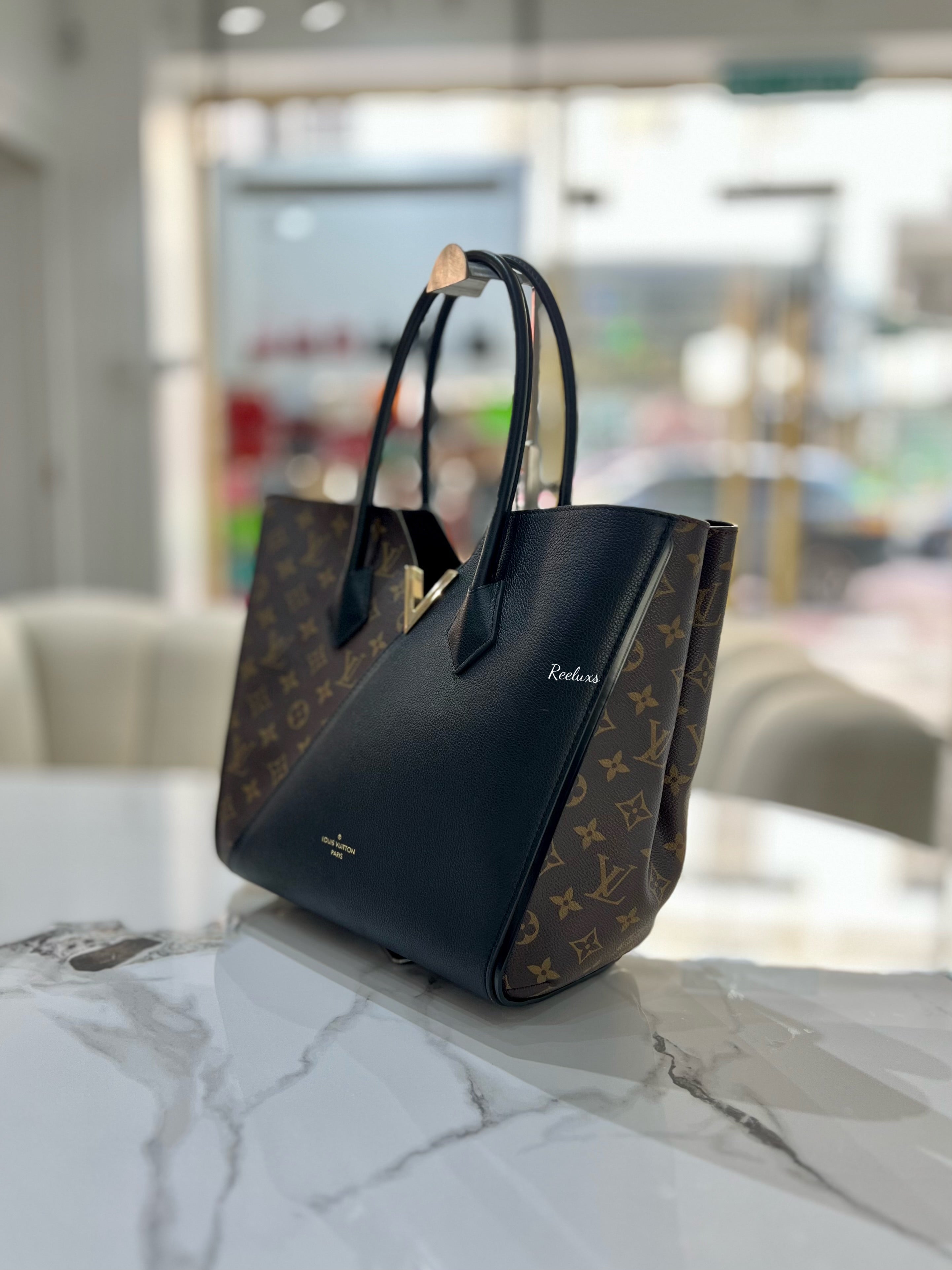 LOUIS VUITTON Monogram Calfskin Kimono MM Tote Bag