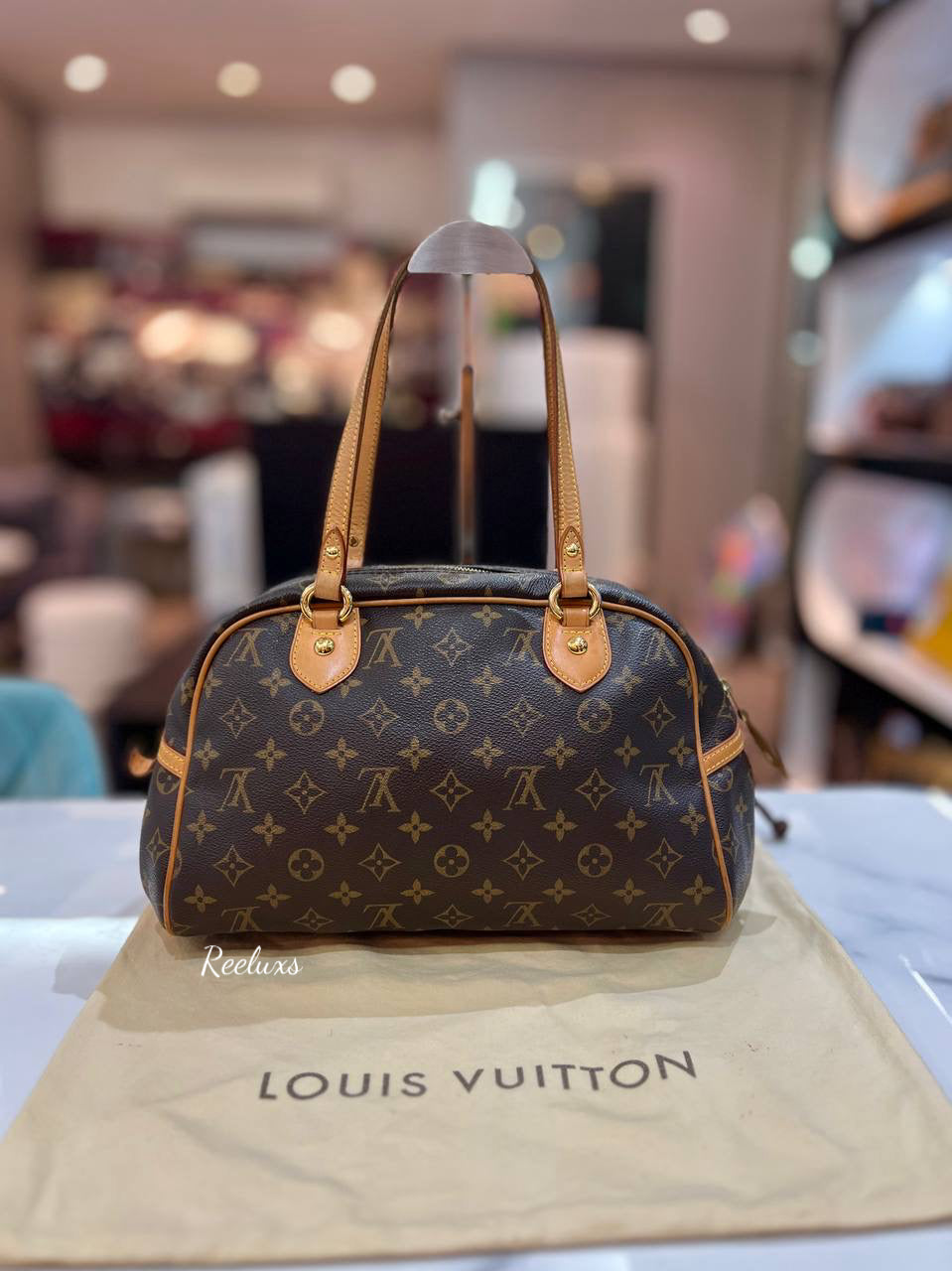LOUIS VUITTON LV Monogram Montorgueil PM Shoulder Bag