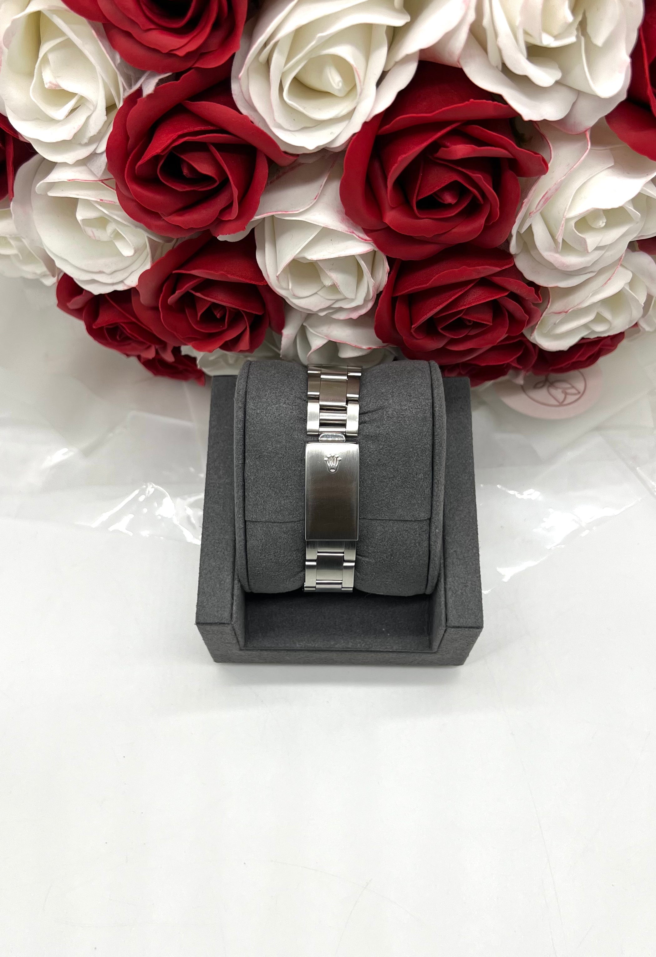 ROLEX Oysterdate Precision 34 Black UNISEX WATCH - Reeluxs