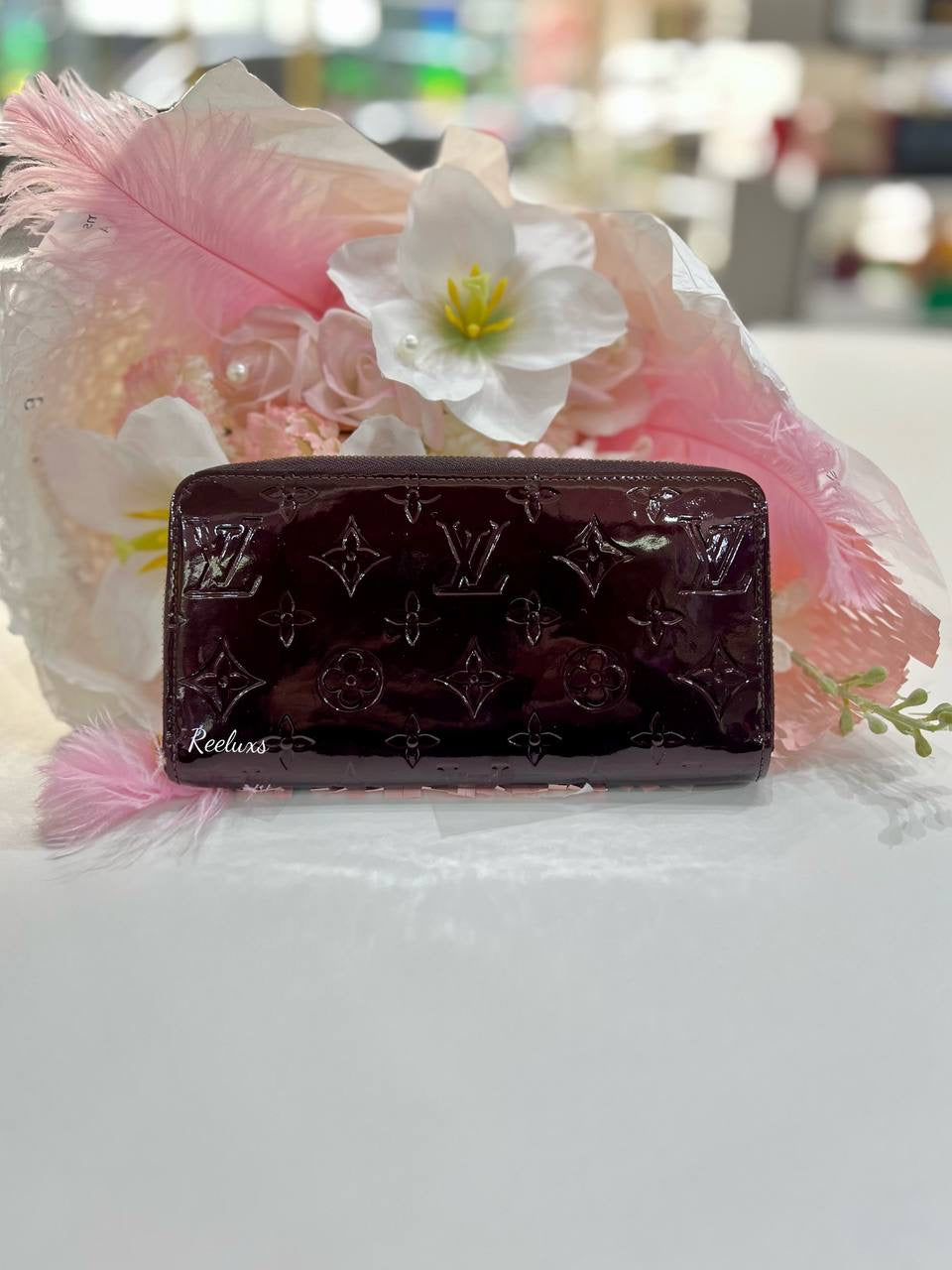 LOUIS VUITTON LV Vernis Zippy Patent Leather Long Wallet