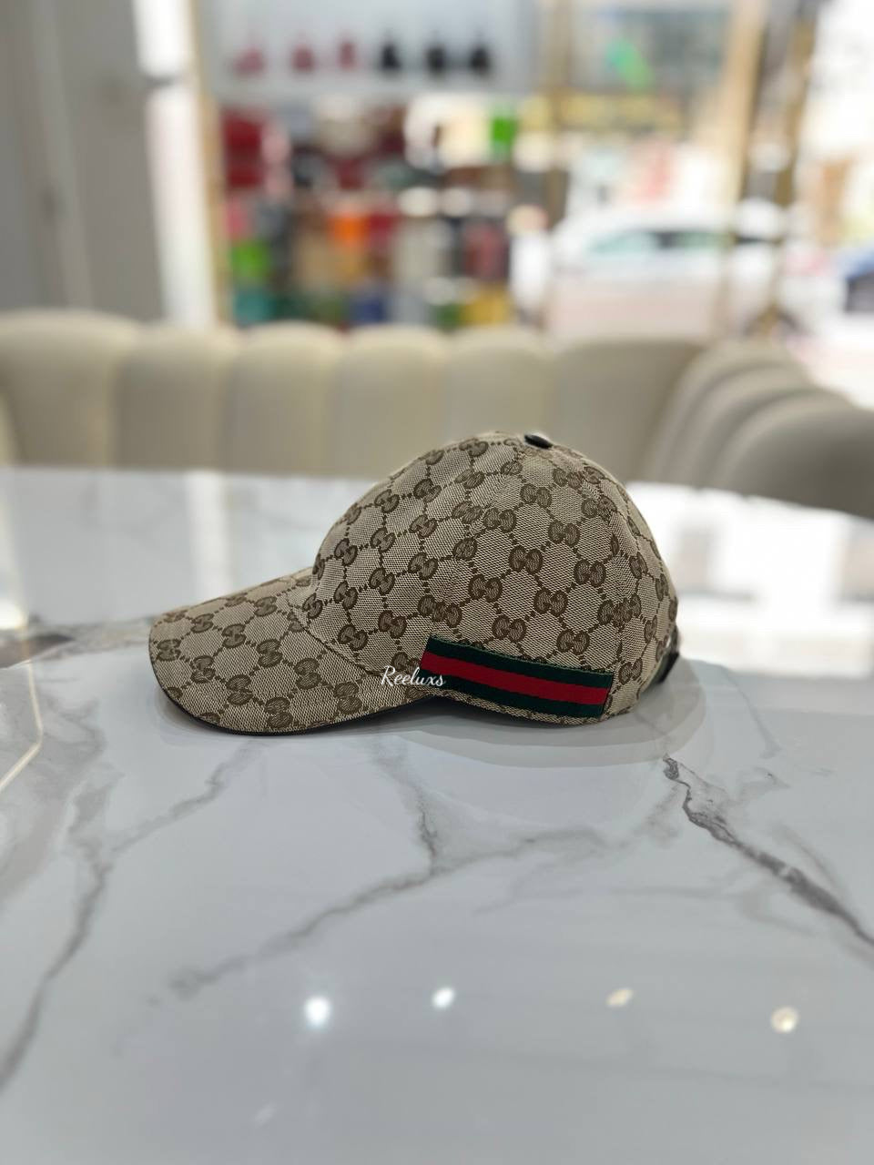 GUCCI GG Canvas Baseball Cap Hat For women