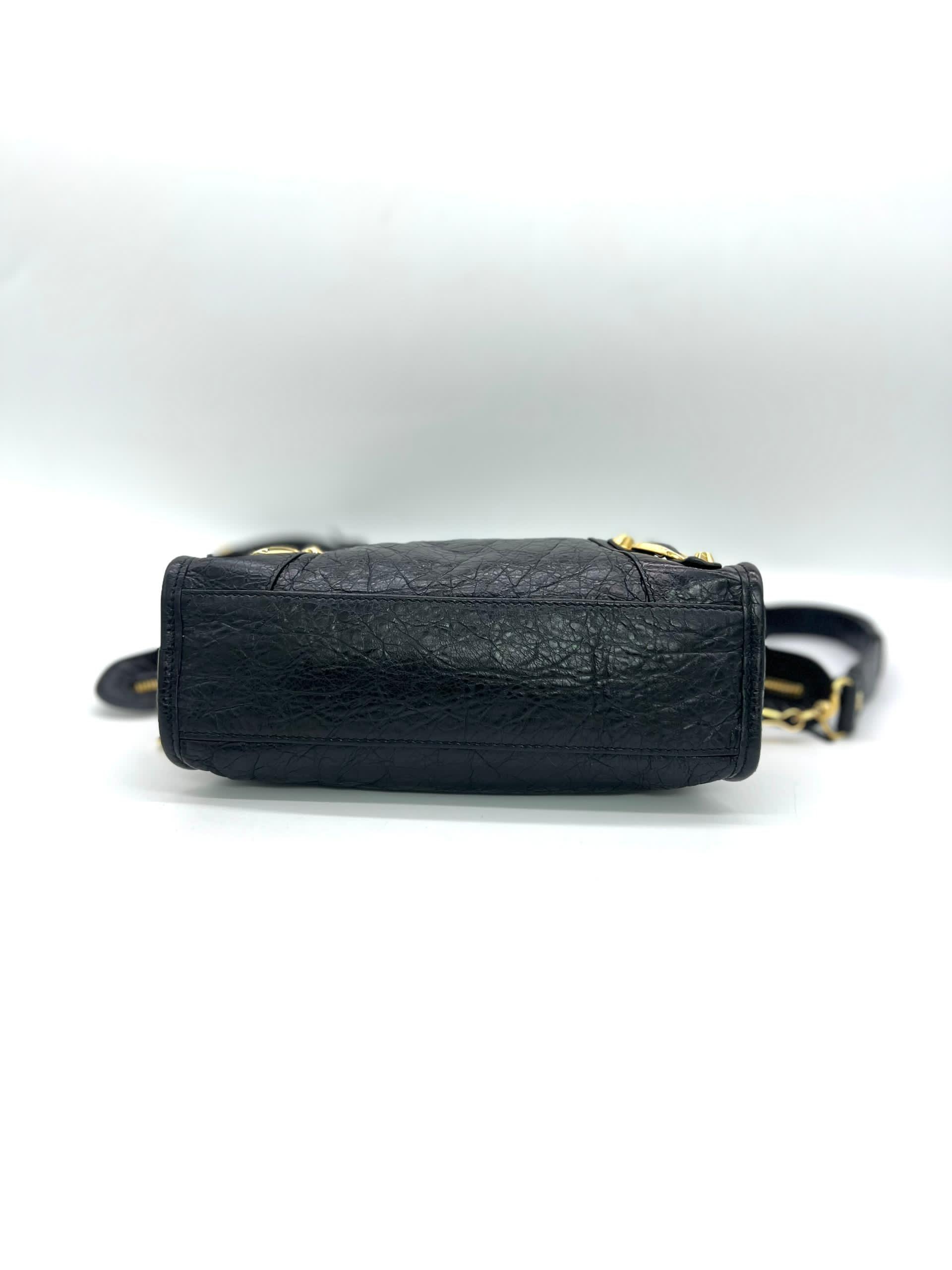 BALENCIAGA
Classic City Mini Leather 2-Way Handbag Black - Reeluxs