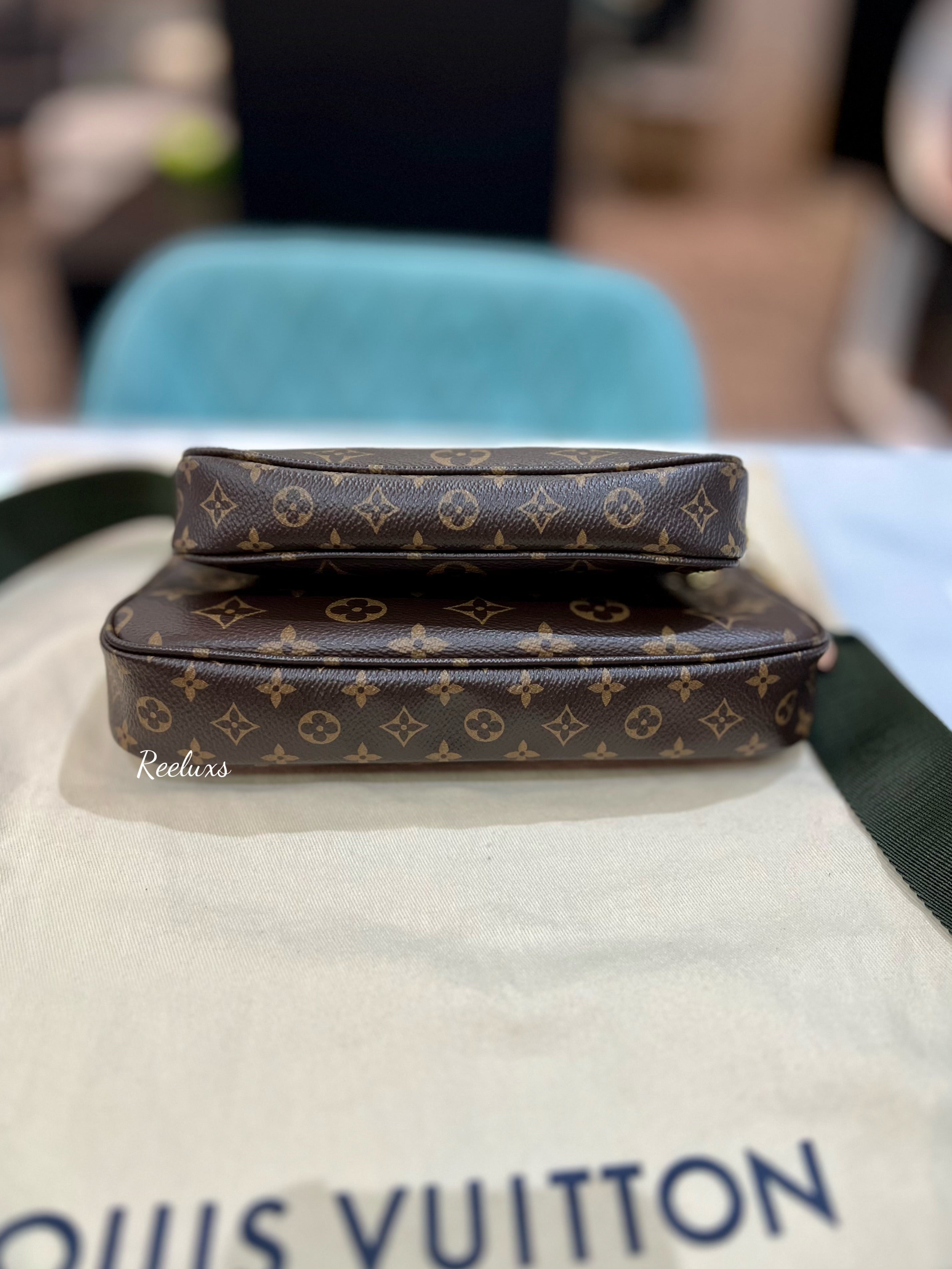 LOUIS VUITTON LV 3 in 1 Multi Pochette Accessoires Satchel Shoulder Bag