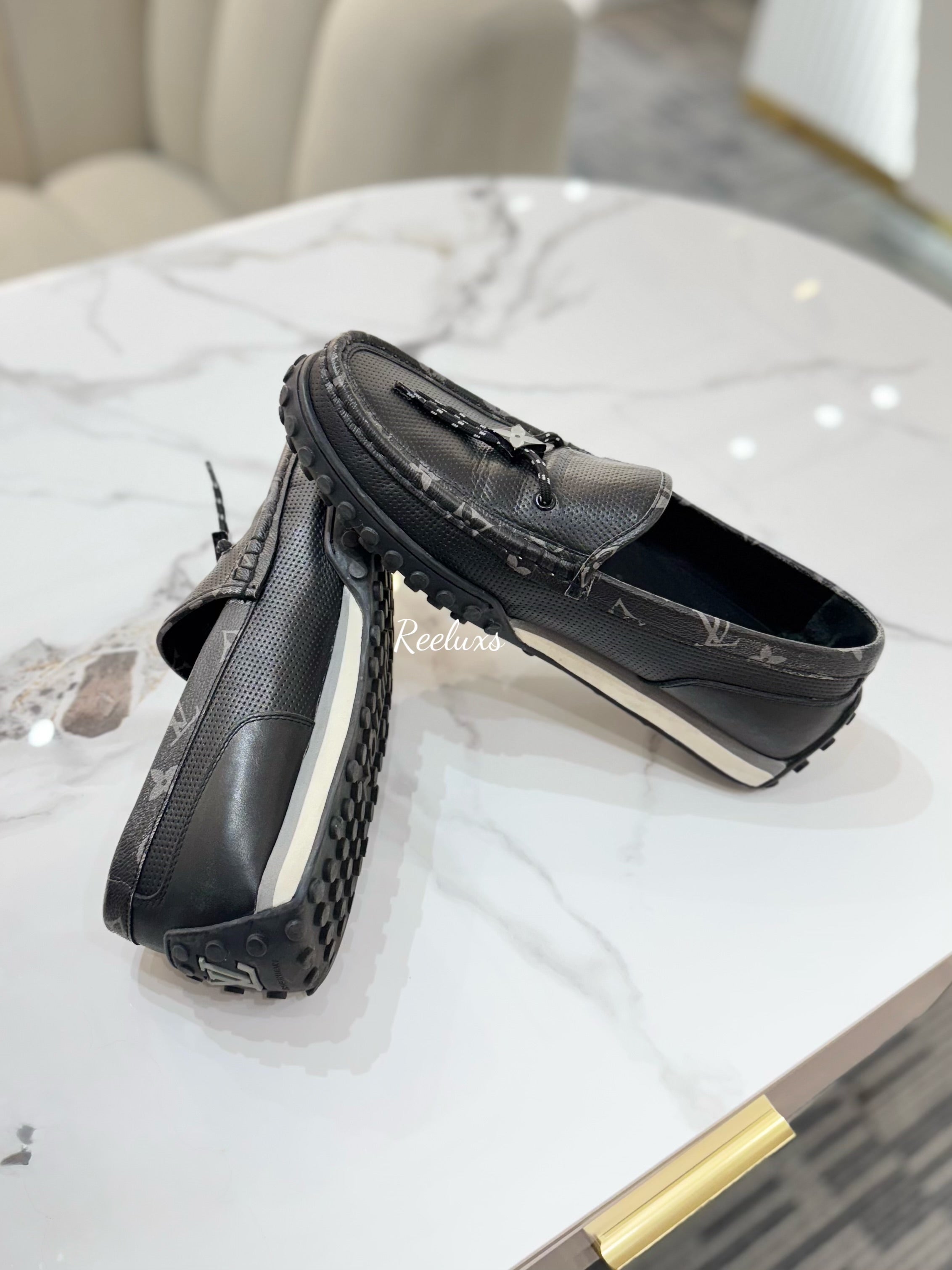 LOUIS VUITTON LV Racer Moccasins Shoes Size 10