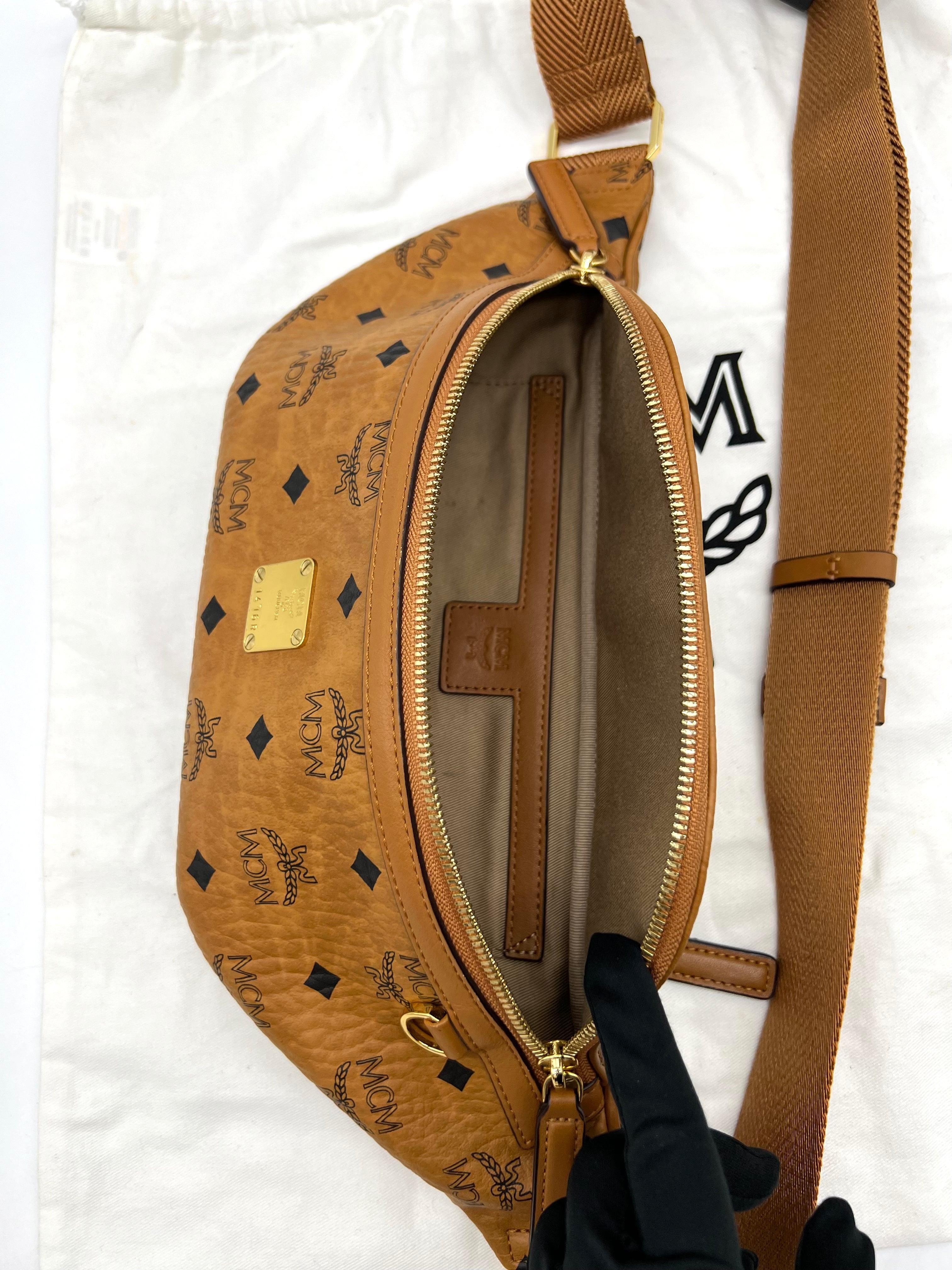 MCM Slim Fursten Belt Bag
Small Visetos Cognac - Reeluxs