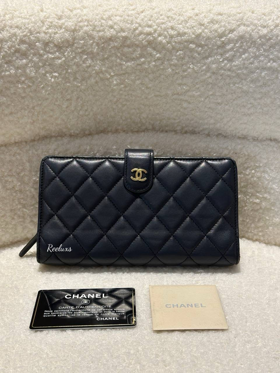 CHANEL Timeless Bifold Long Wallet