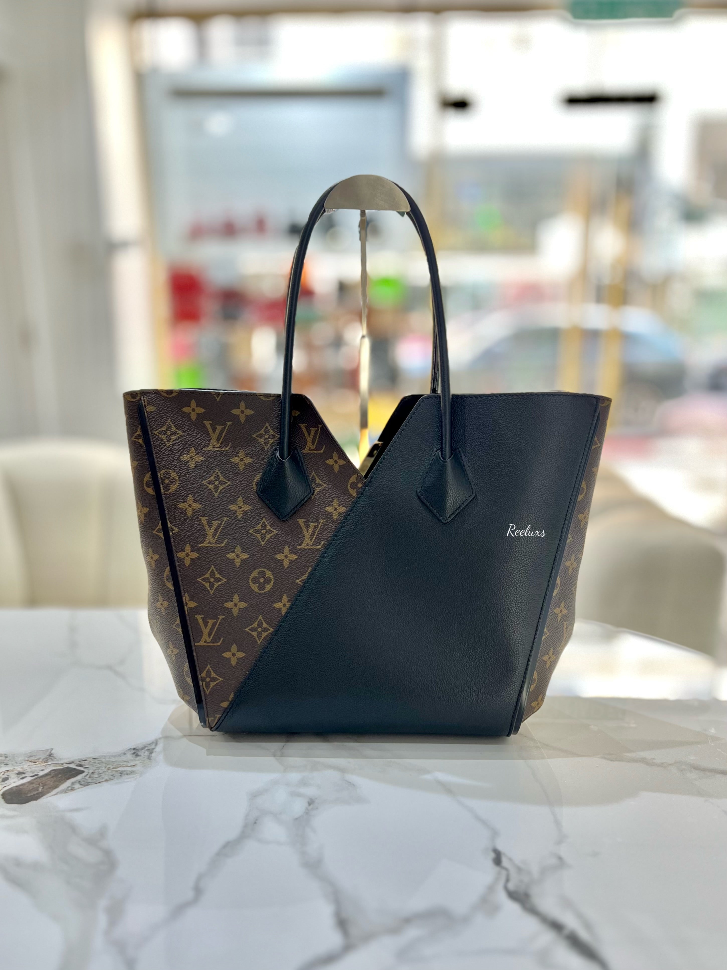 LOUIS VUITTON Monogram Calfskin Kimono MM Tote Bag