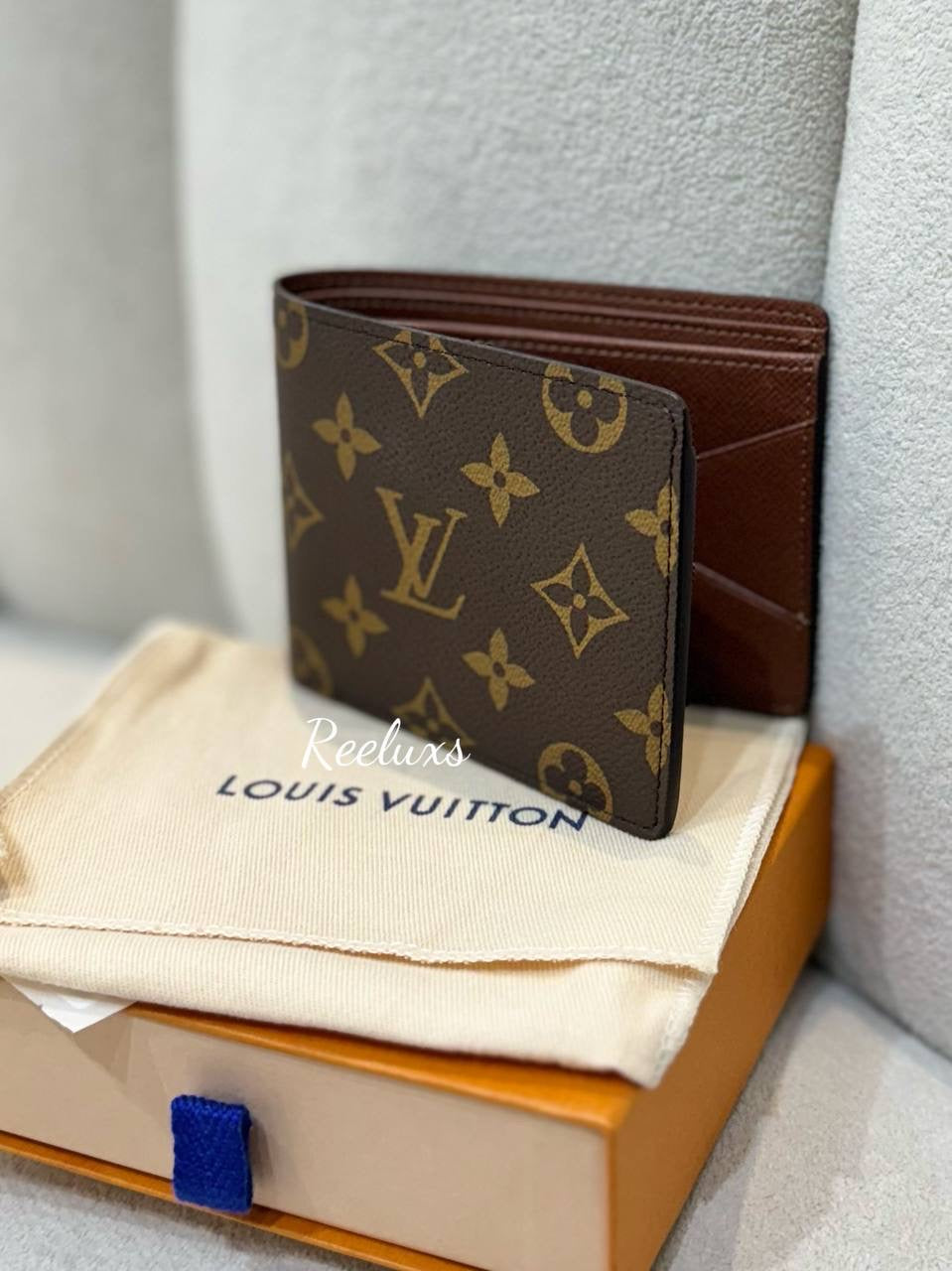 FULL SET LOUIS VUITTON LV Monogram Canvas Multiple Wallet