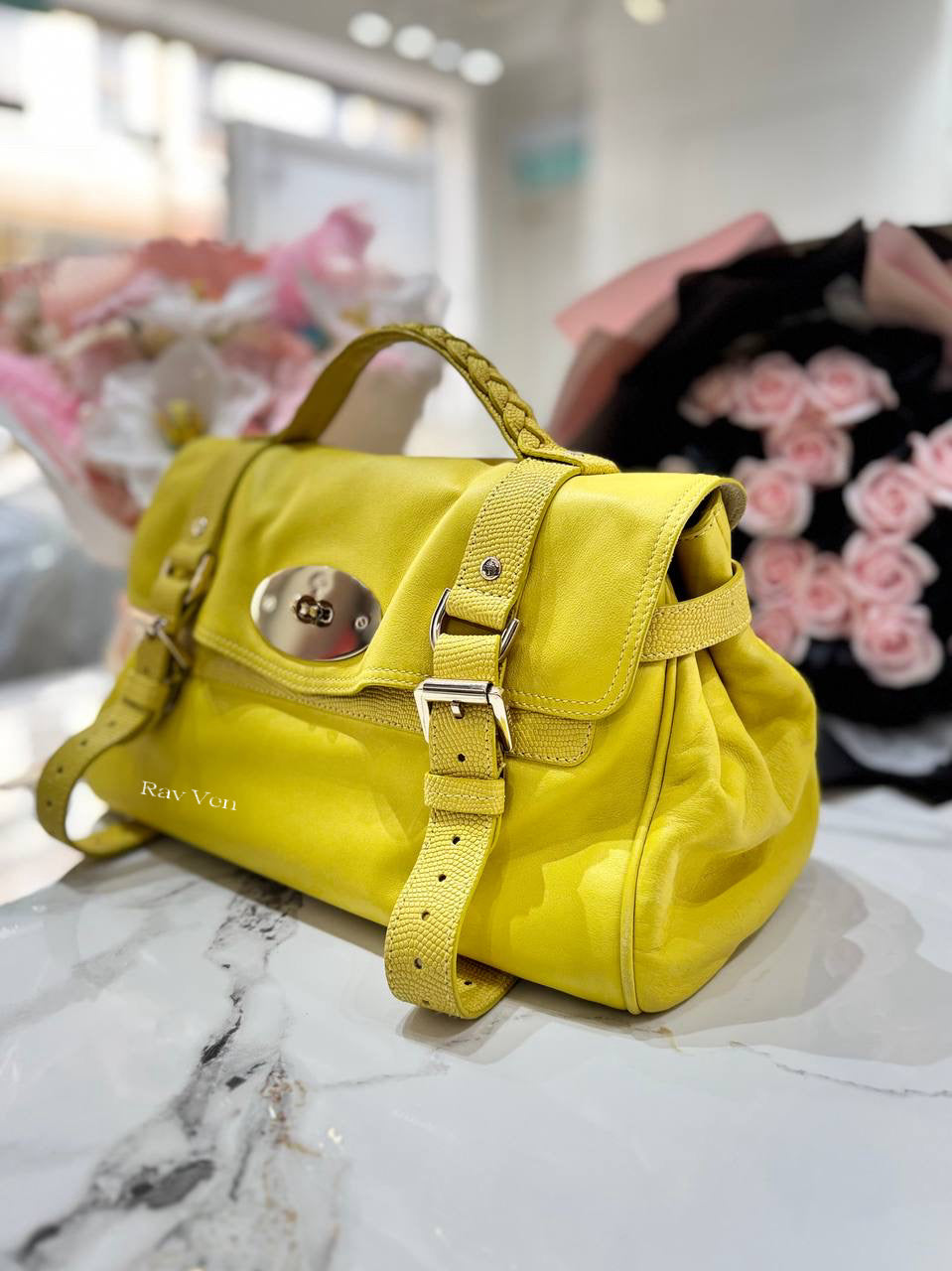 MULBERRY Alexa Satchel In Yellow