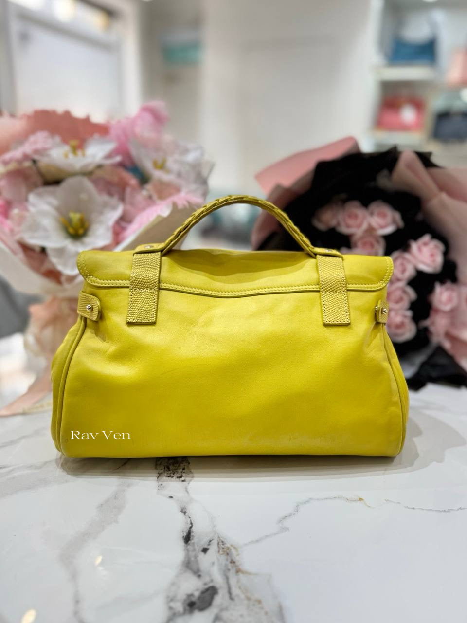 MULBERRY Alexa Satchel In Yellow