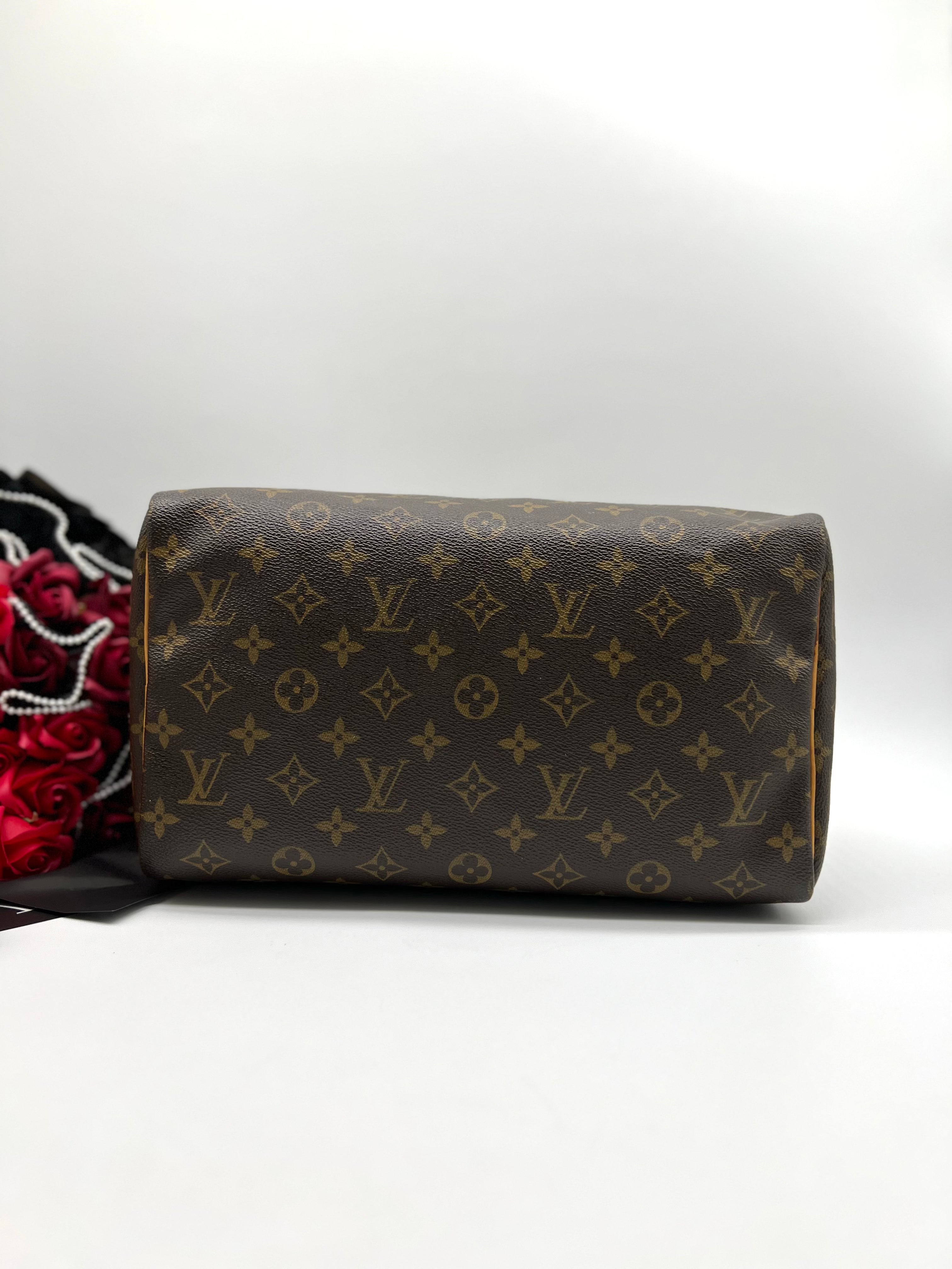 LOUIS VUITTON Bag Monogram Speedy 30 Brown Canvas Handbag Boston Type Ladies M41526 - Reeluxs