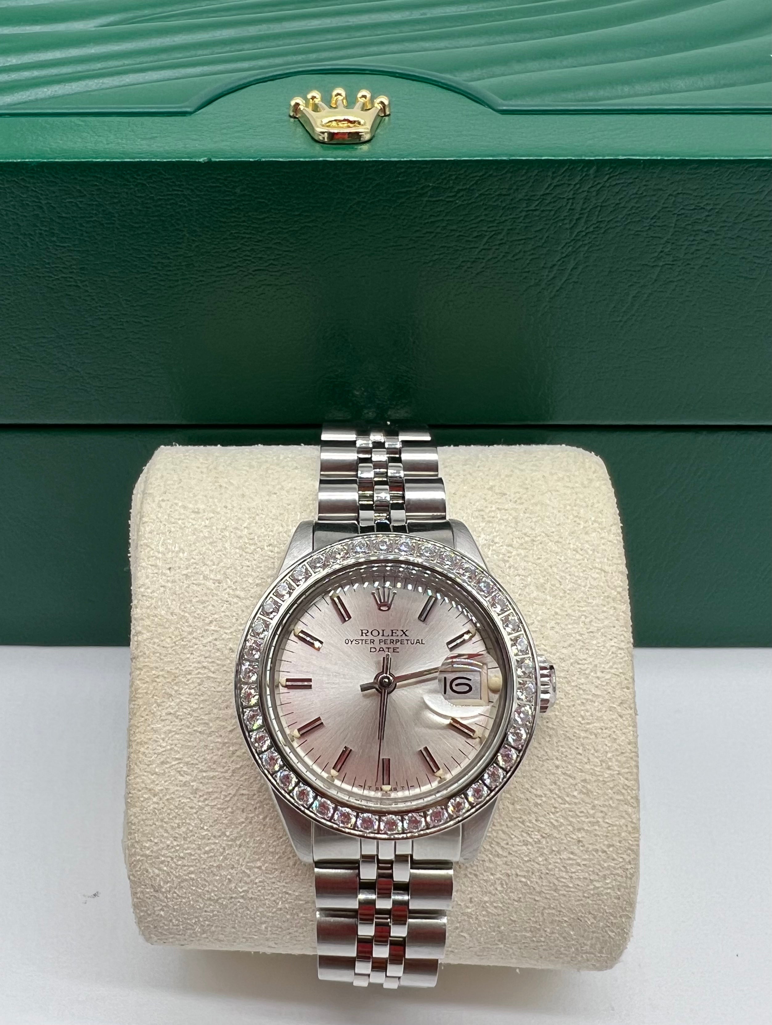 ROLEX Lady -Datejust Jubliee Silver Index Dial Watch - Reeluxs
