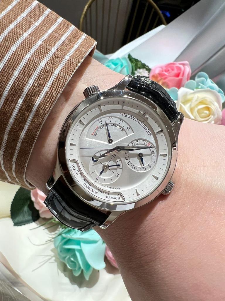 Jaeger-LeCoultre Master Geographic Watch Full Set 38mm - Reeluxs