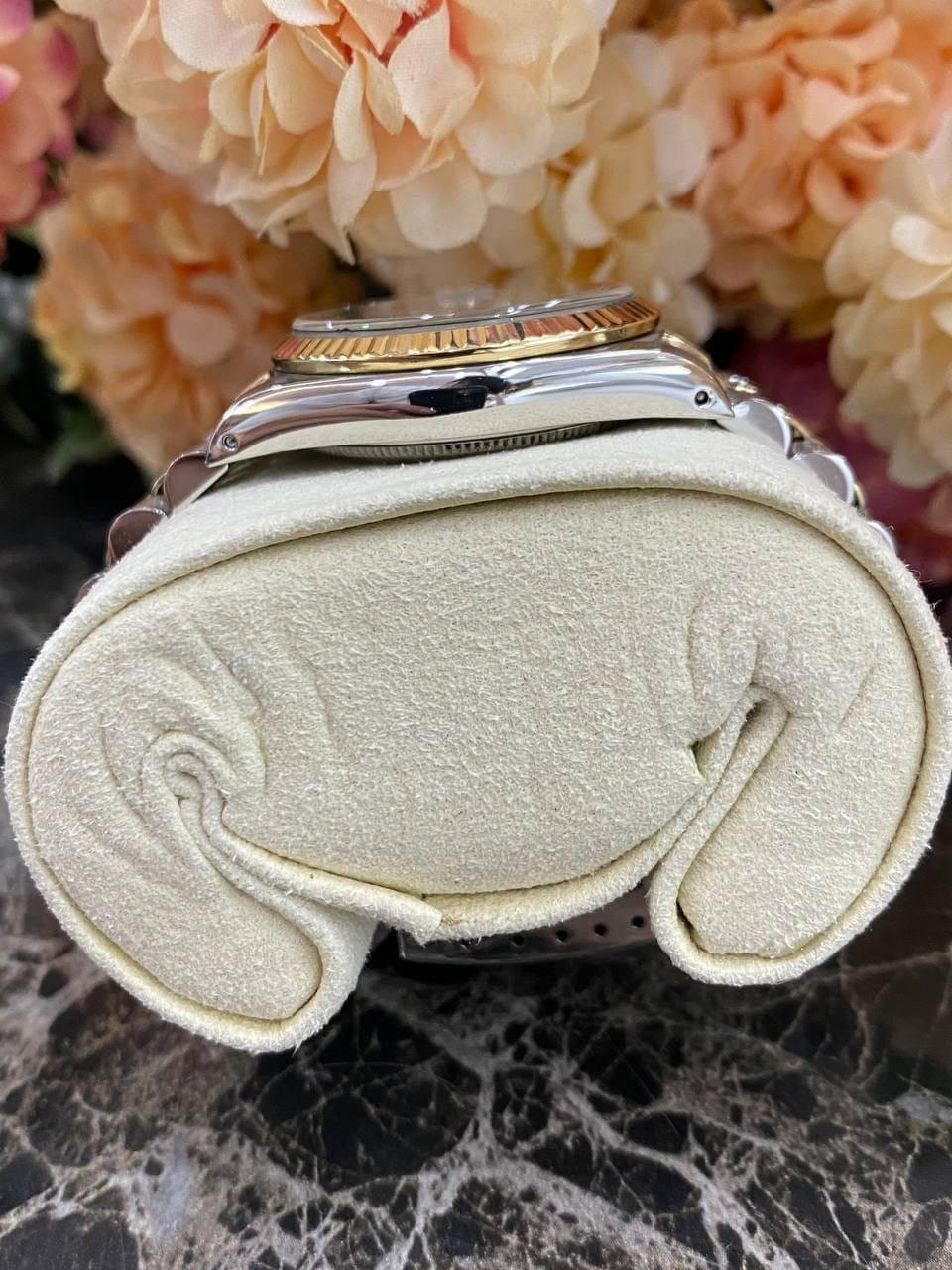 Rolex Lady-datejust 18k Yellow Gold Jubilee Dial Ref 68273 31mm Automatic Watch -full Set- - Reeluxs