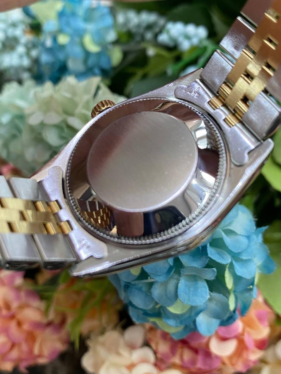 Rolex Lady-datejust 18k Yellow Gold Jubilee Dial Ref 68273 31mm Automatic Watch -full Set- - Reeluxs