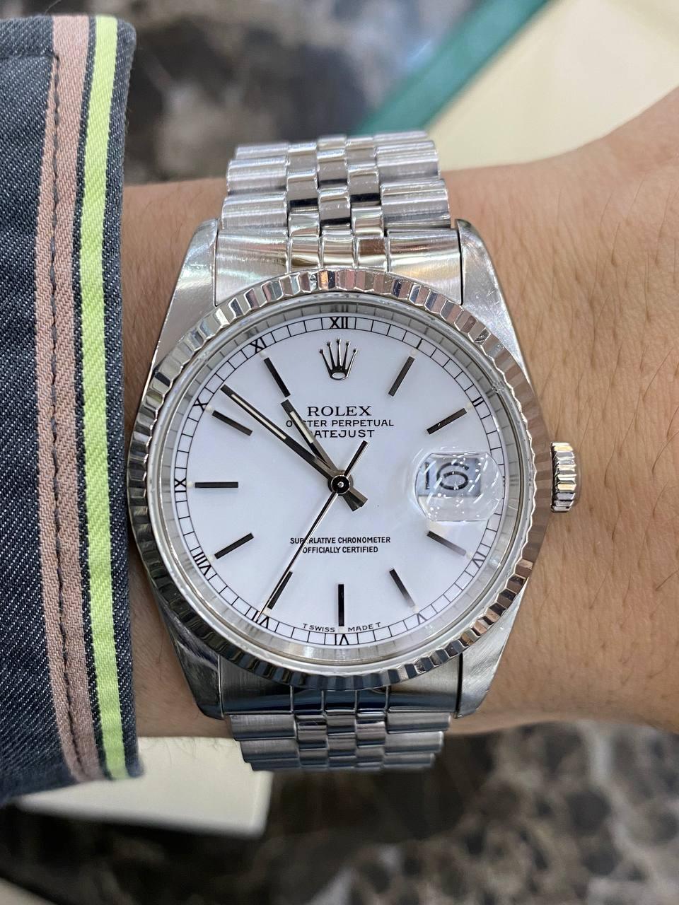 Rolex datejust watch ref: 16234 - Reeluxs
