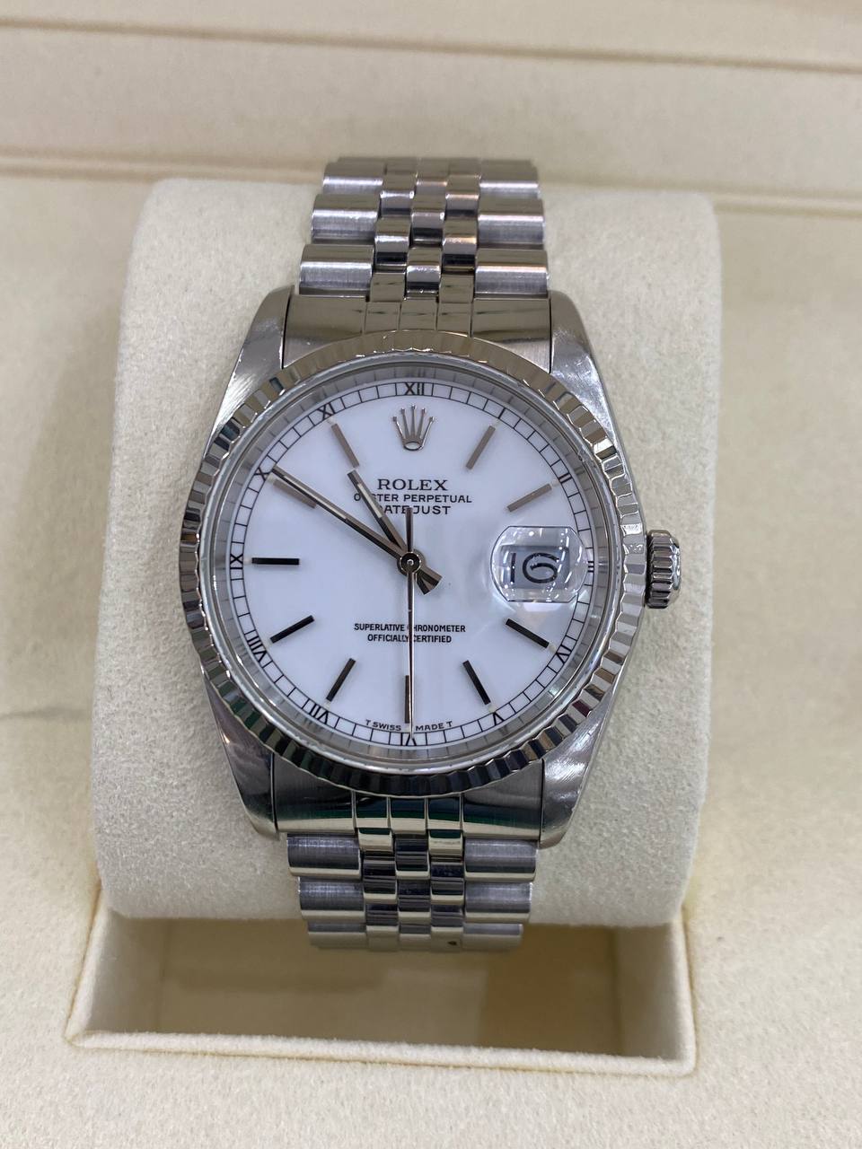 Rolex datejust watch ref: 16234 - Reeluxs