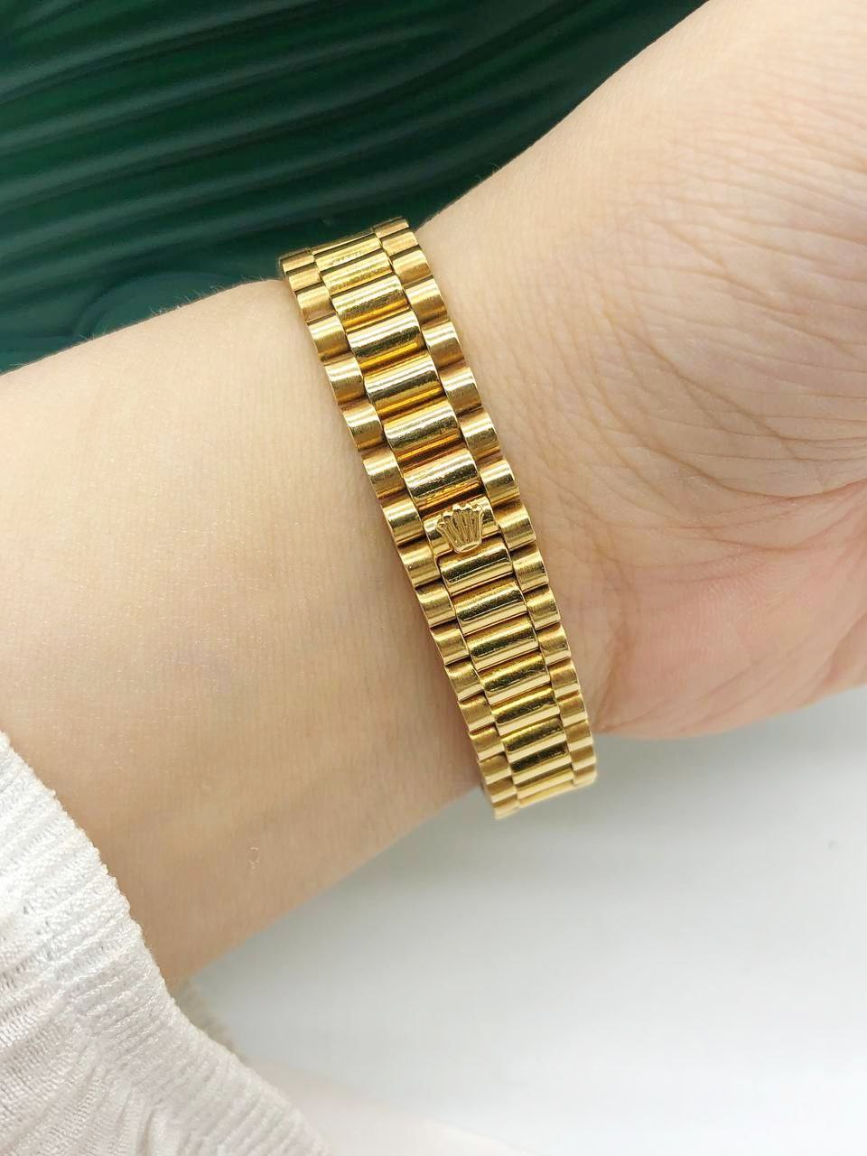 Rolex Datejust President Diamond Yellow Gold Ladies Watch - Reeluxs