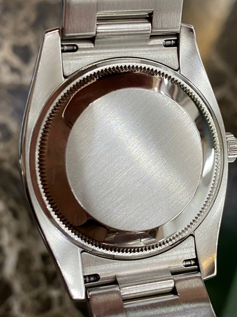 Rolex Oyster Perpetual Date White Dial Watch Ref115200 -full Set- - Reeluxs