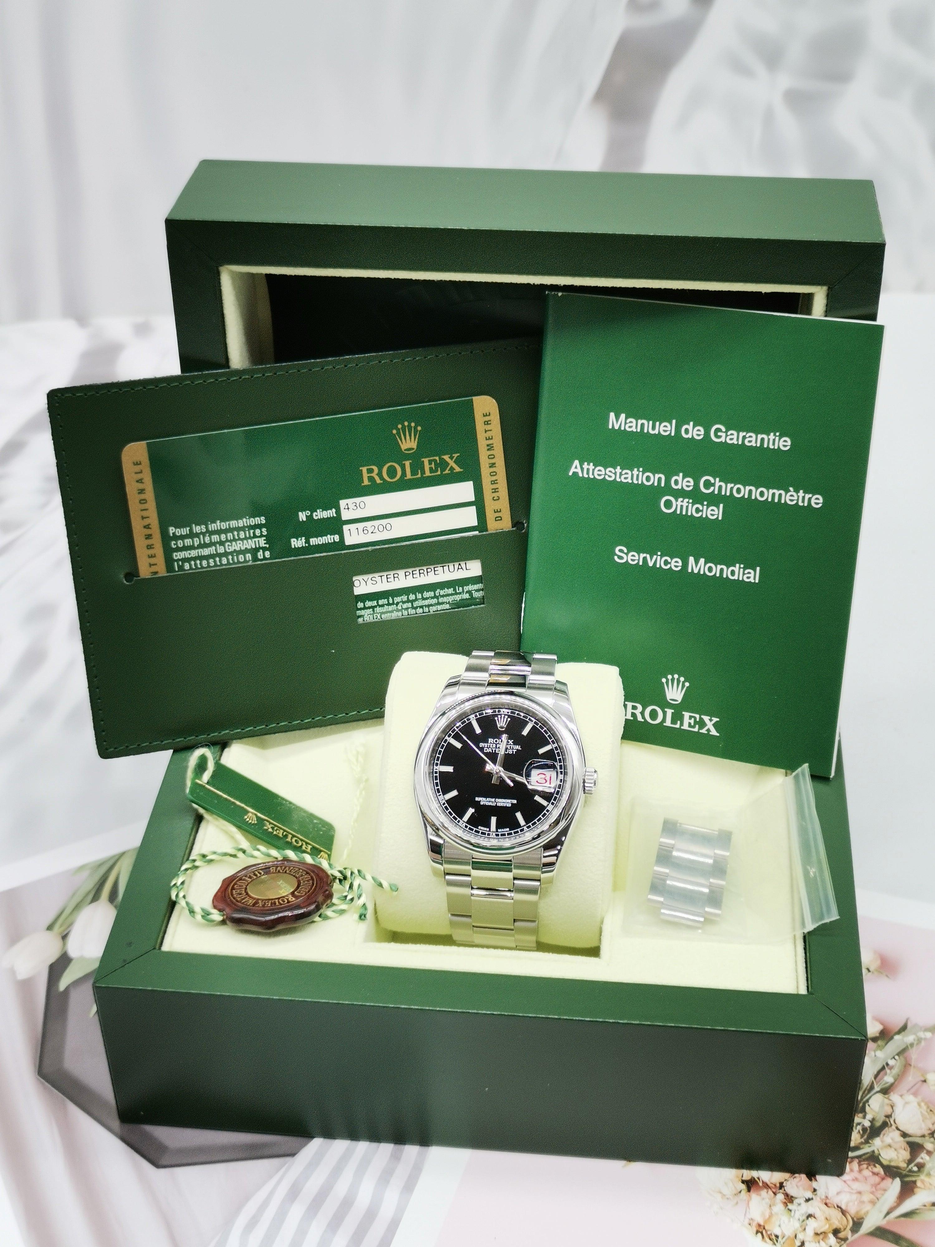 Rolex oyster perpetual datejust ref116200 -full set- - Reeluxs