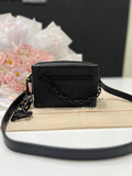 LOUIS VUITTON Mini Soft Trunk in Black Monogram Taurillon Leather