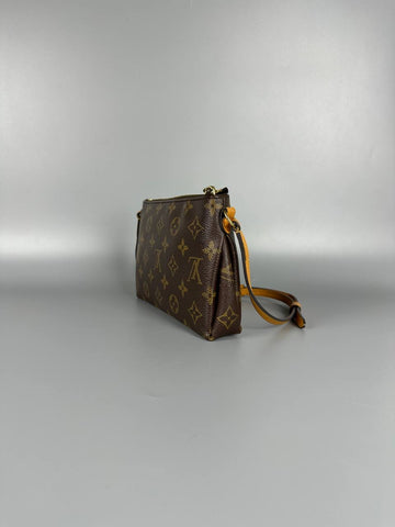 LOUIS VUITTON LV Pallas Pochette Monogram Crossbody Bag Saffron