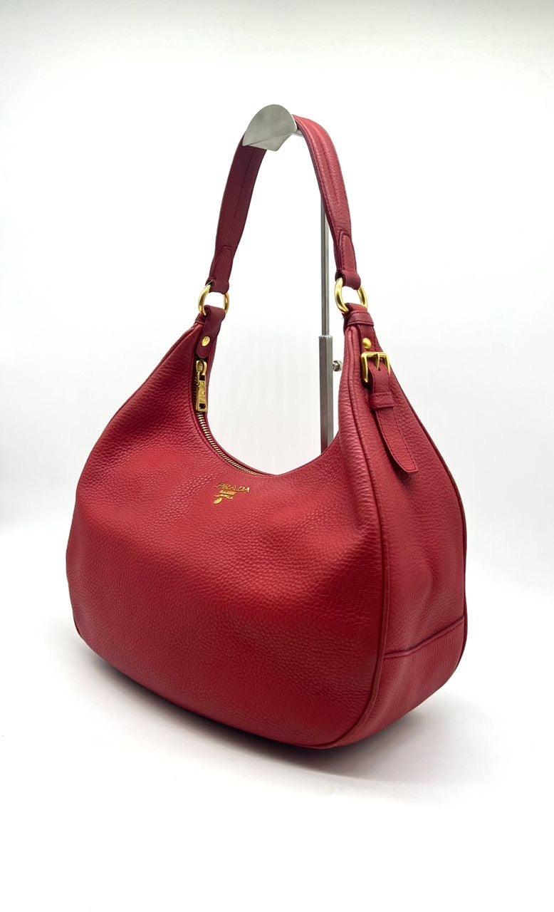 PRADA Vitello Daino Hobo bag - Reeluxs 