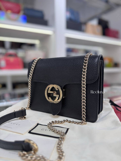 GUCCI Interlocking G Shoulder Bag