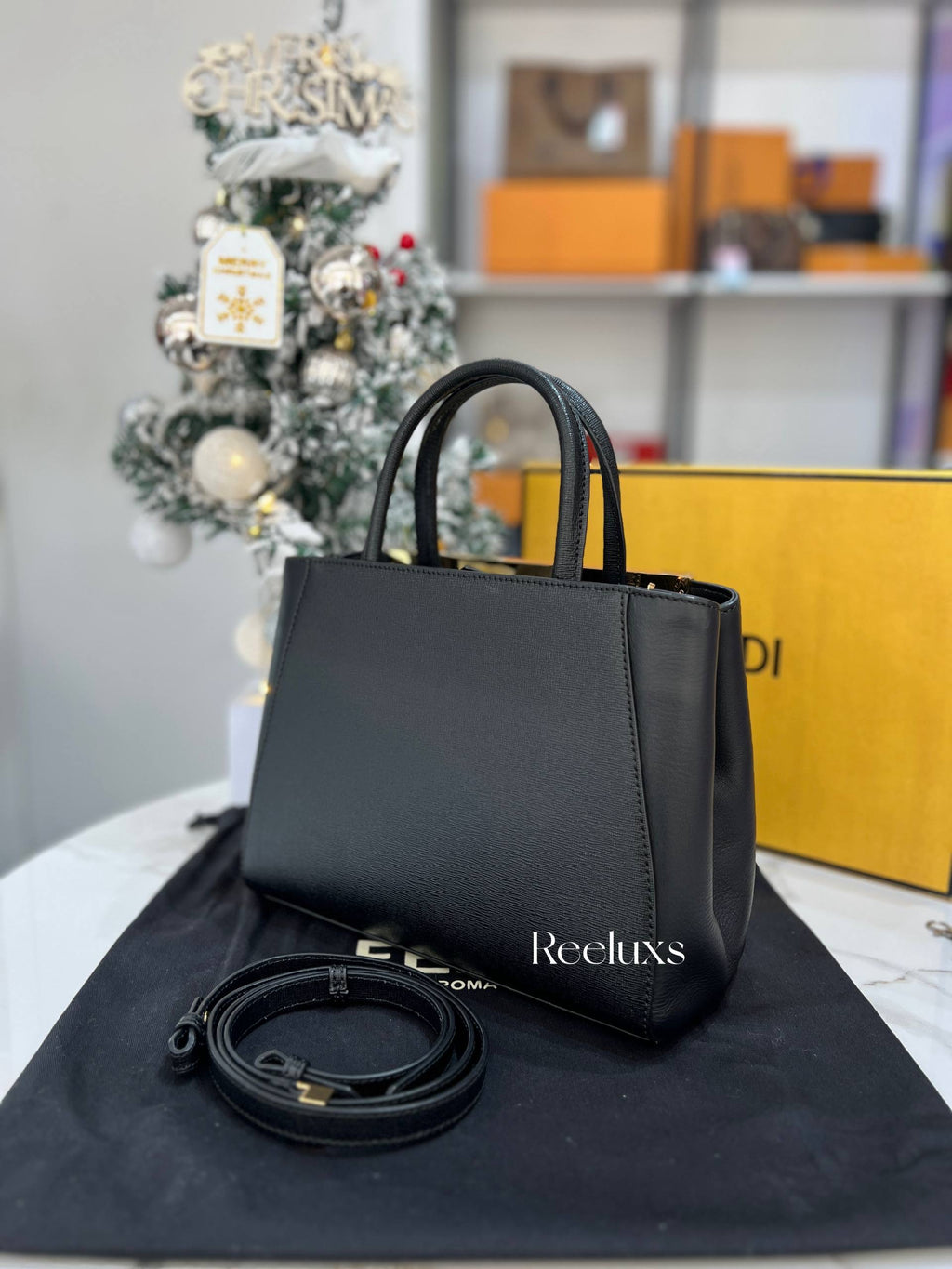 FENDI Black 2Jours Bag