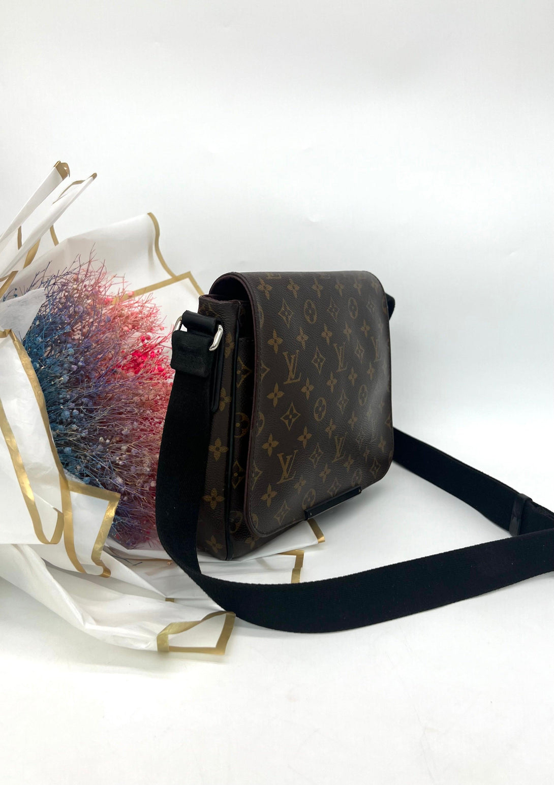 LOUIS VUITTON Monogram District PM Brown Messenger Bag - Reeluxs 