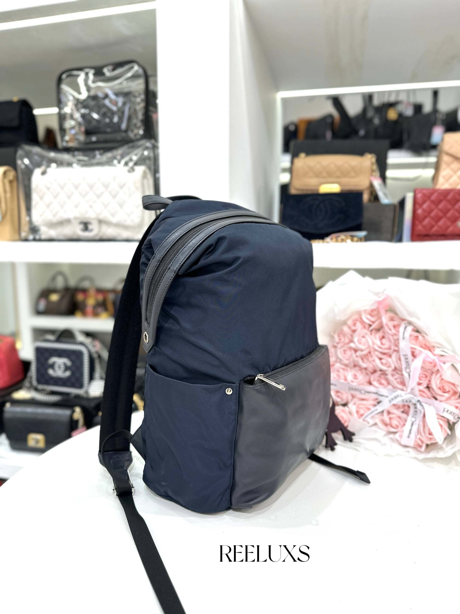 Fendi Monster Eye Nylon Backpack