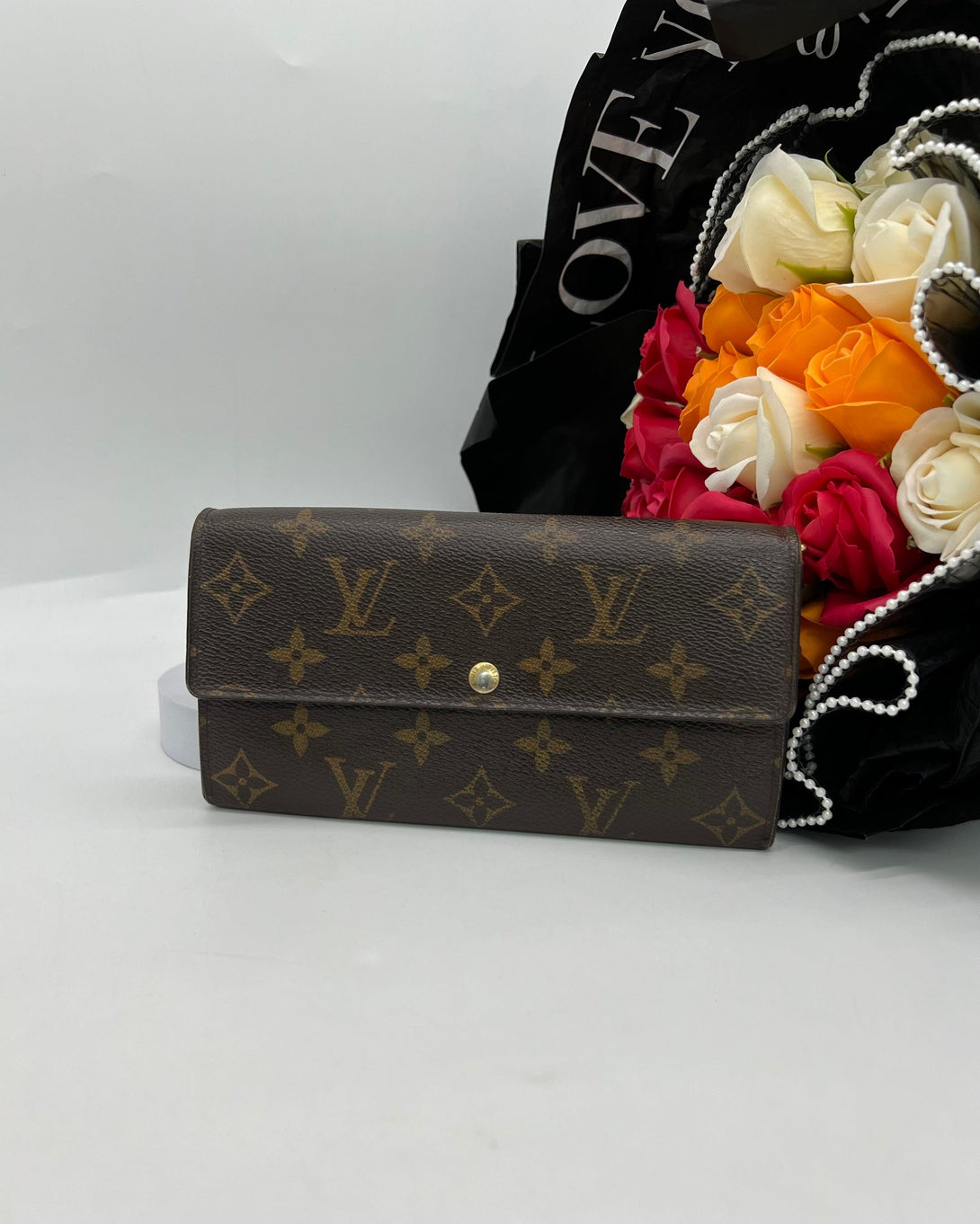 LOUIS VUITTON Purse Long Wallet Monogram Brown - Reeluxs 