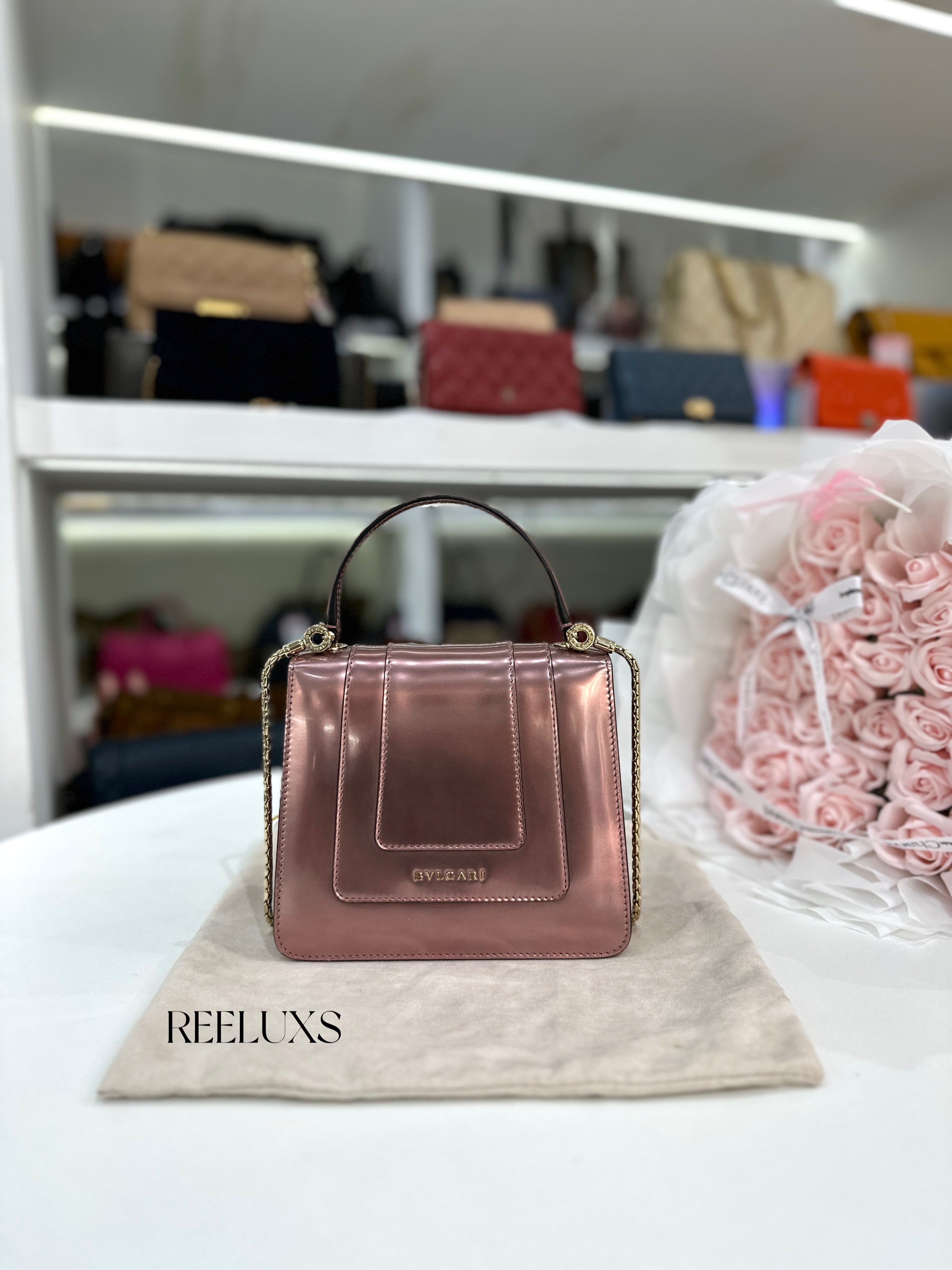 BVLGARI Serpenti Forever Top Handle Bag