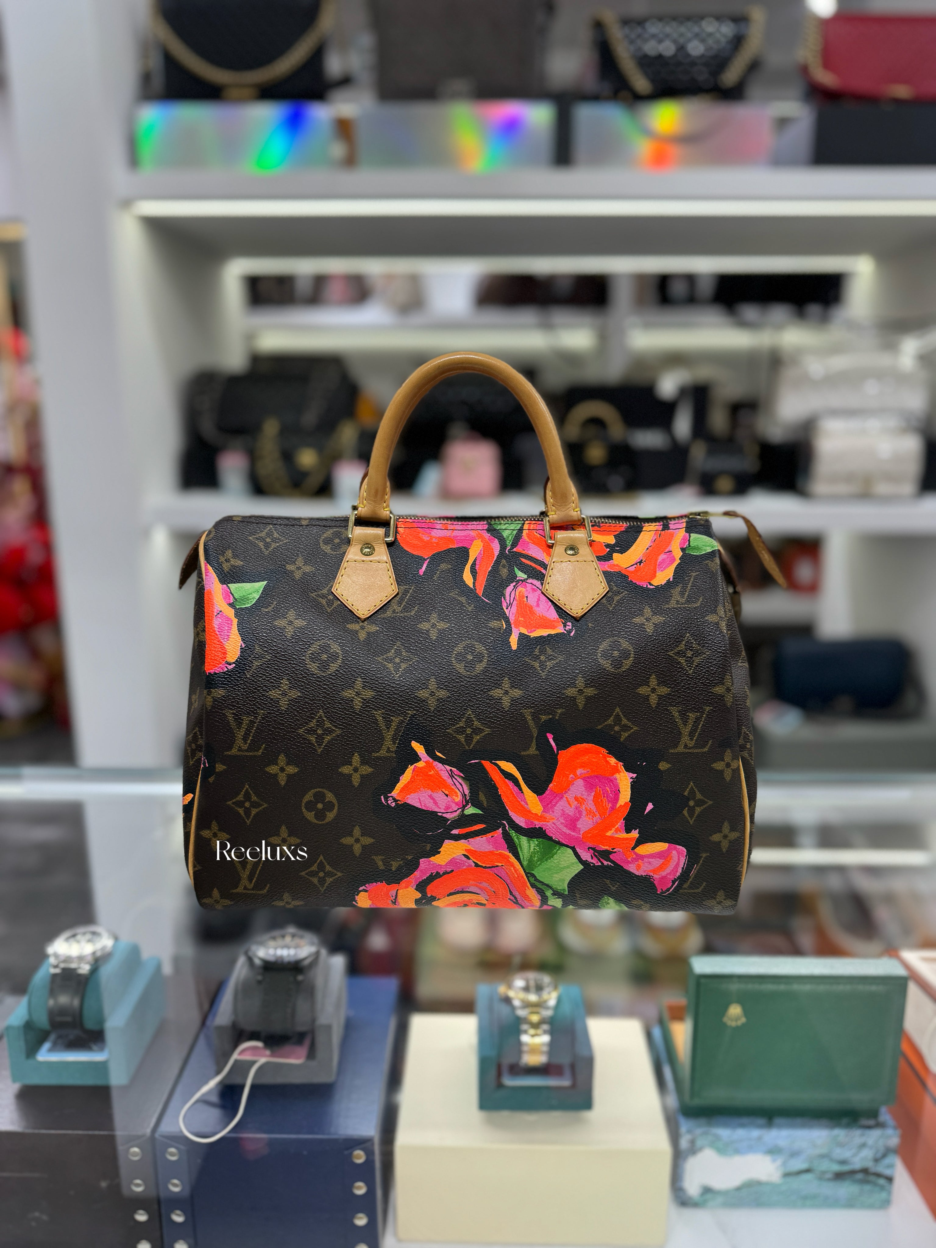 LOUIS VUITTON X Stephen Sprouse Roses Speedy 30