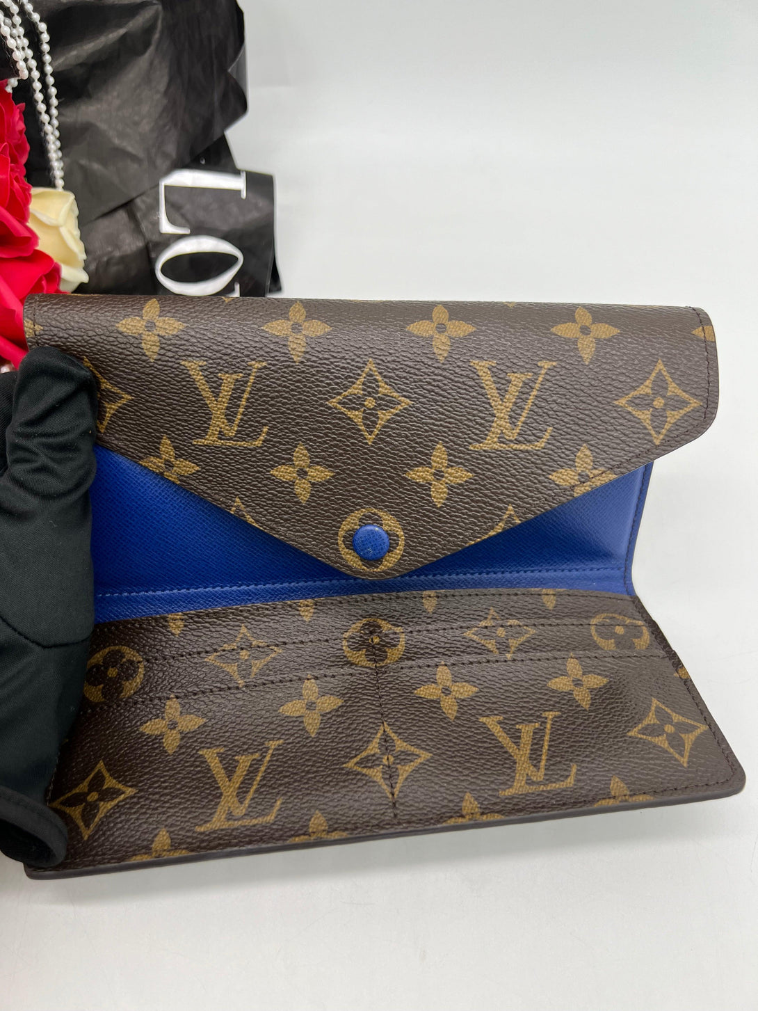 LOUIS VUITTON Monogram Josephine Long Wallet - Reeluxs 