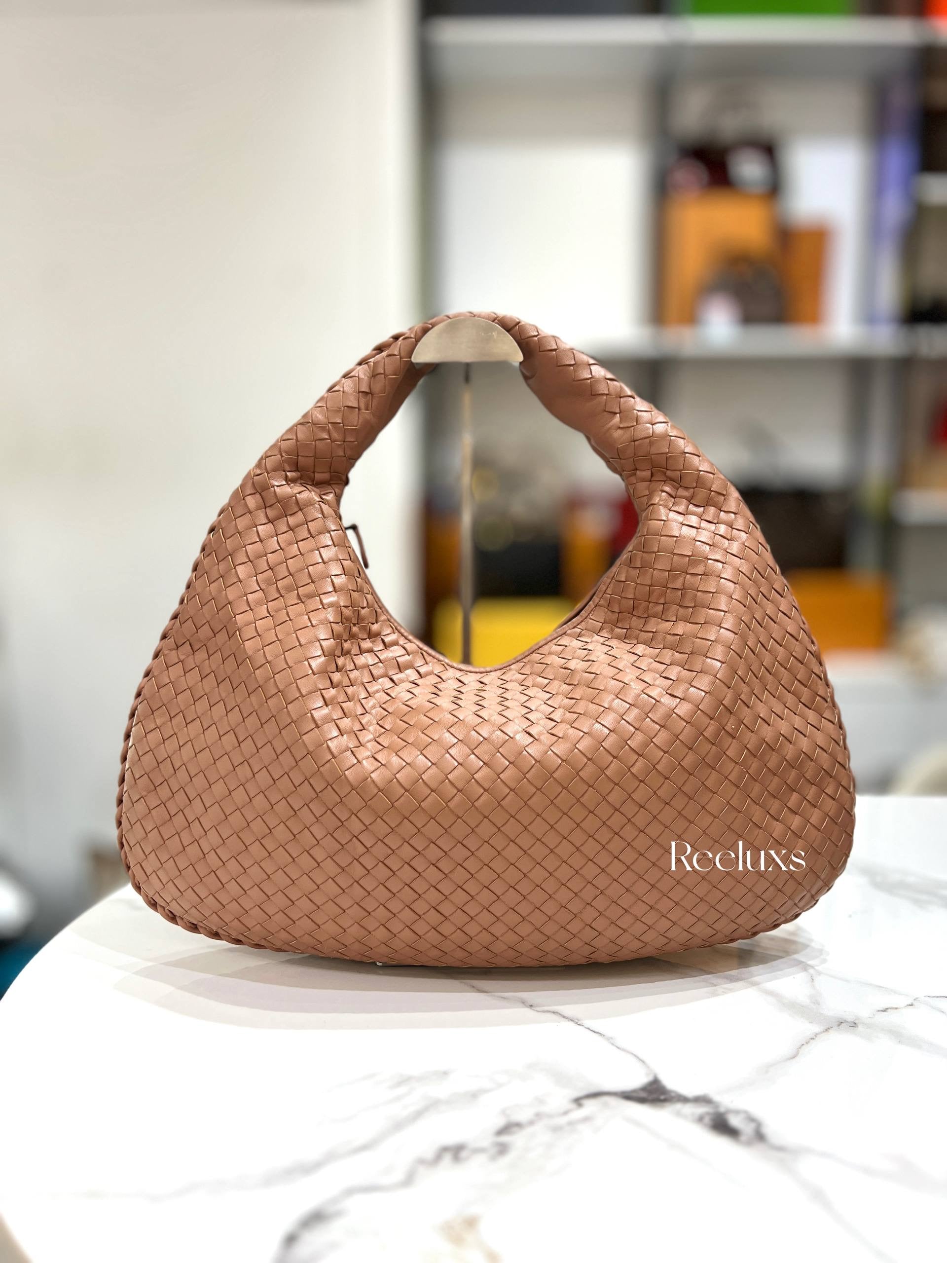 Bottega Veneta Intrecciato Leather Hobo Bag