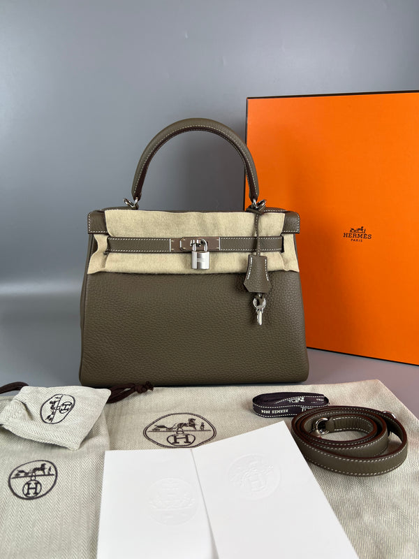 HERMES Kelly 28 Handbag 2024 Unworn Full Set