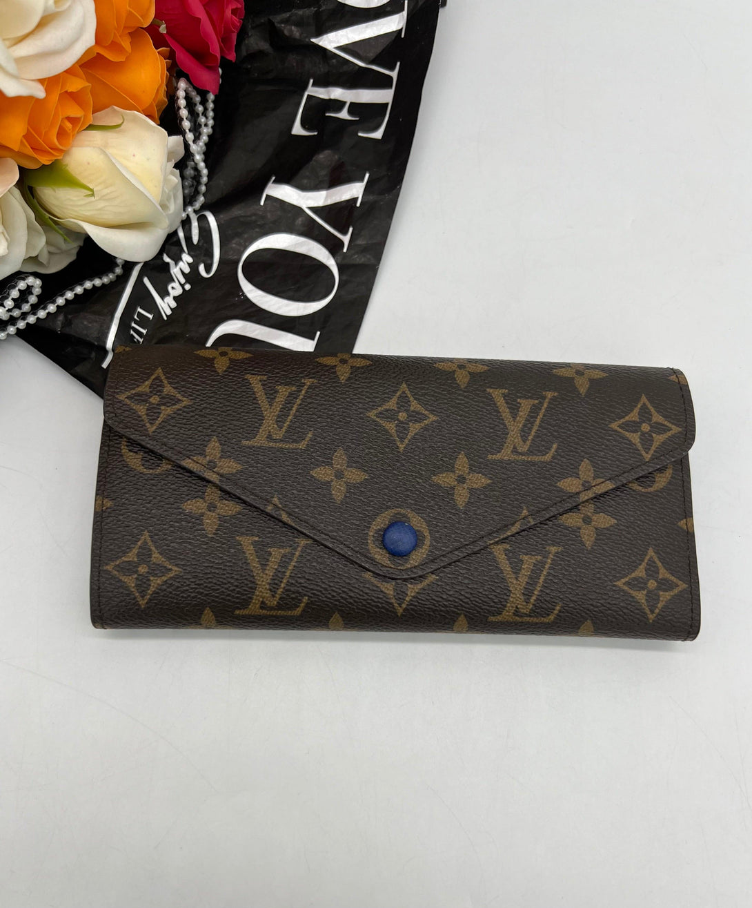 LOUIS VUITTON Monogram Josephine Long Wallet - Reeluxs 