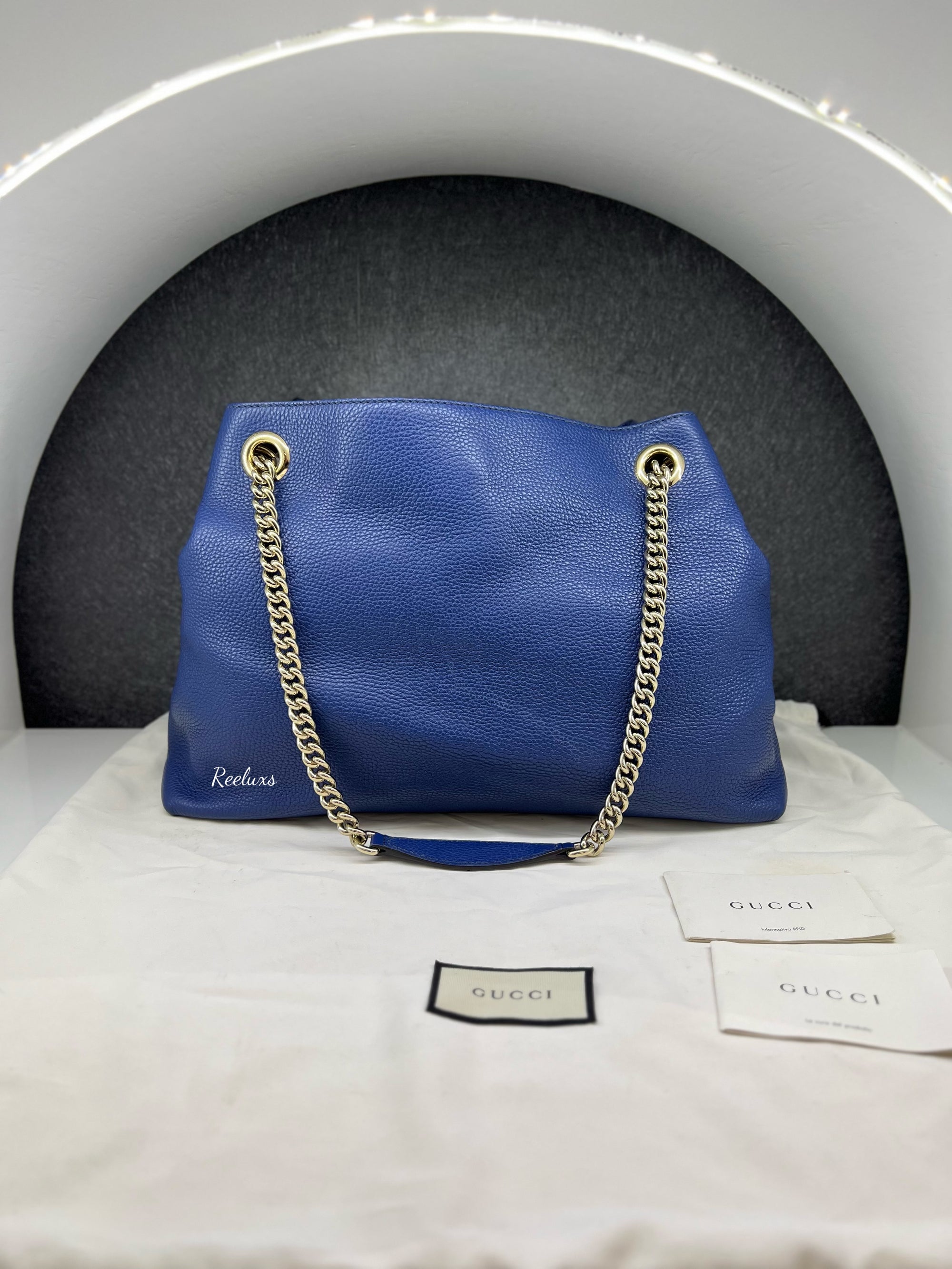 GUCCI Cellarius Medium Soho Chain Shoulder Bag