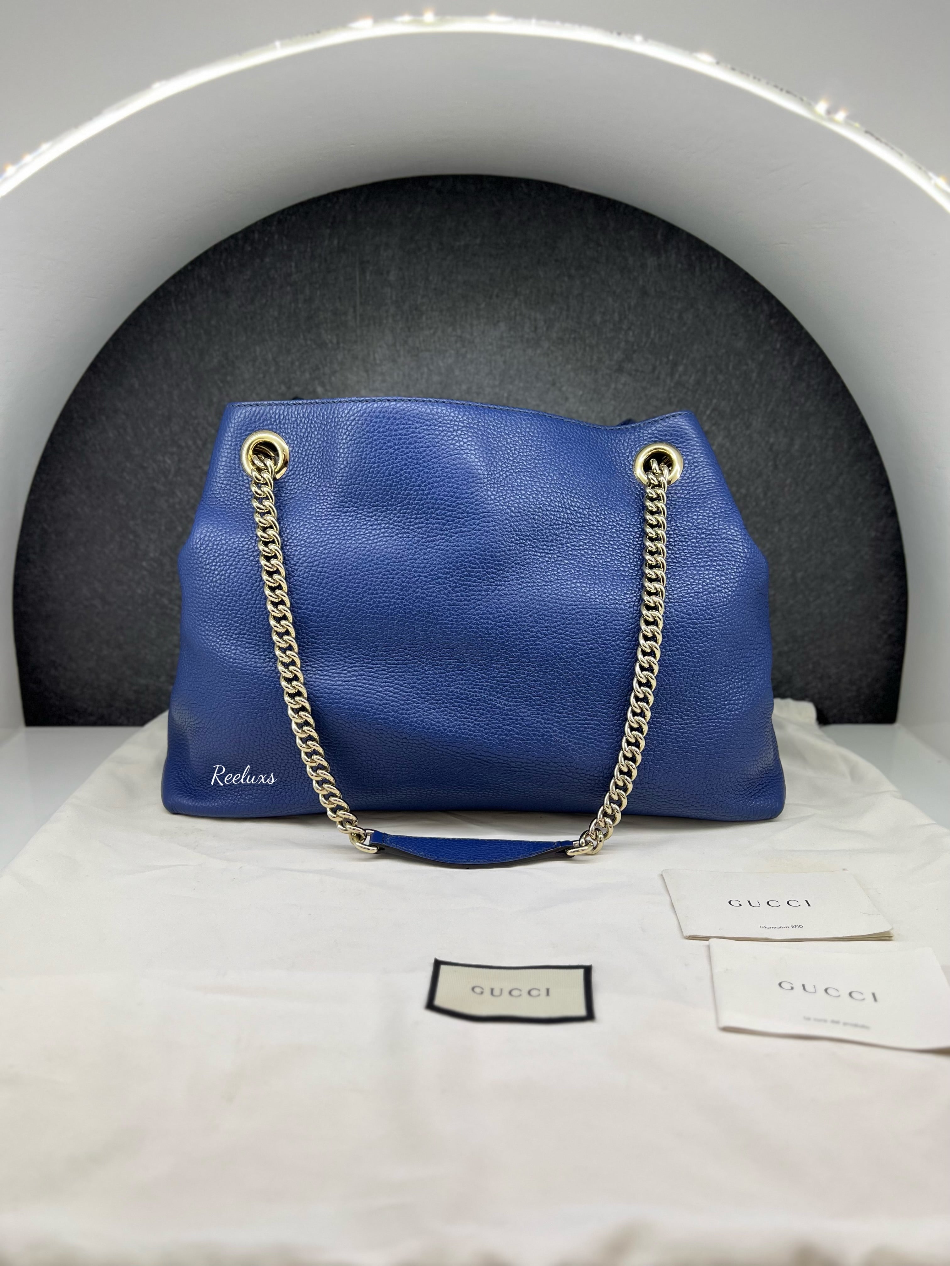 GUCCI Cellarius Medium Soho Chain Shoulder Bag