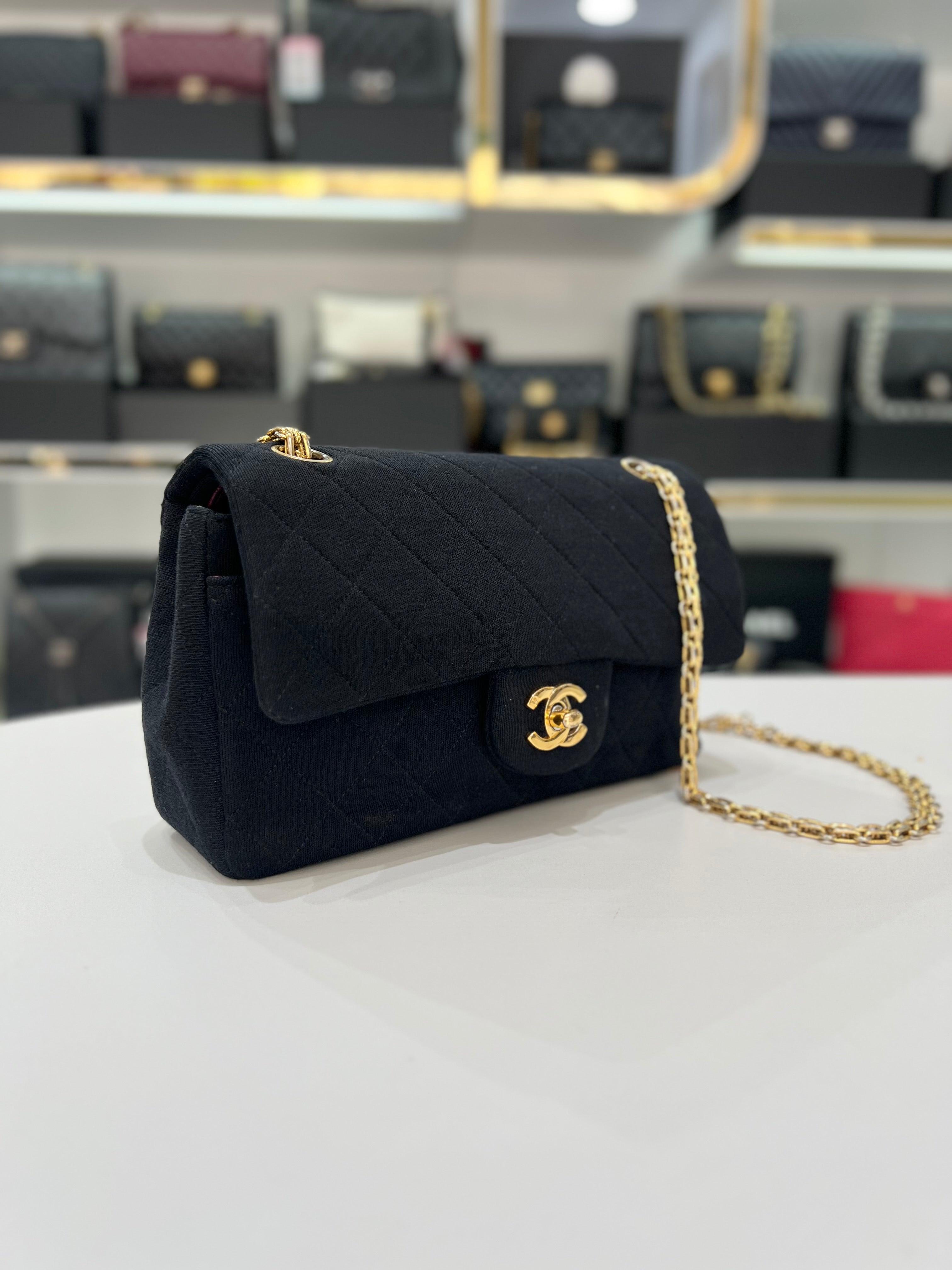 CHANEL Classic Double Flap Medium Shoulder Bag Black - Reeluxs 