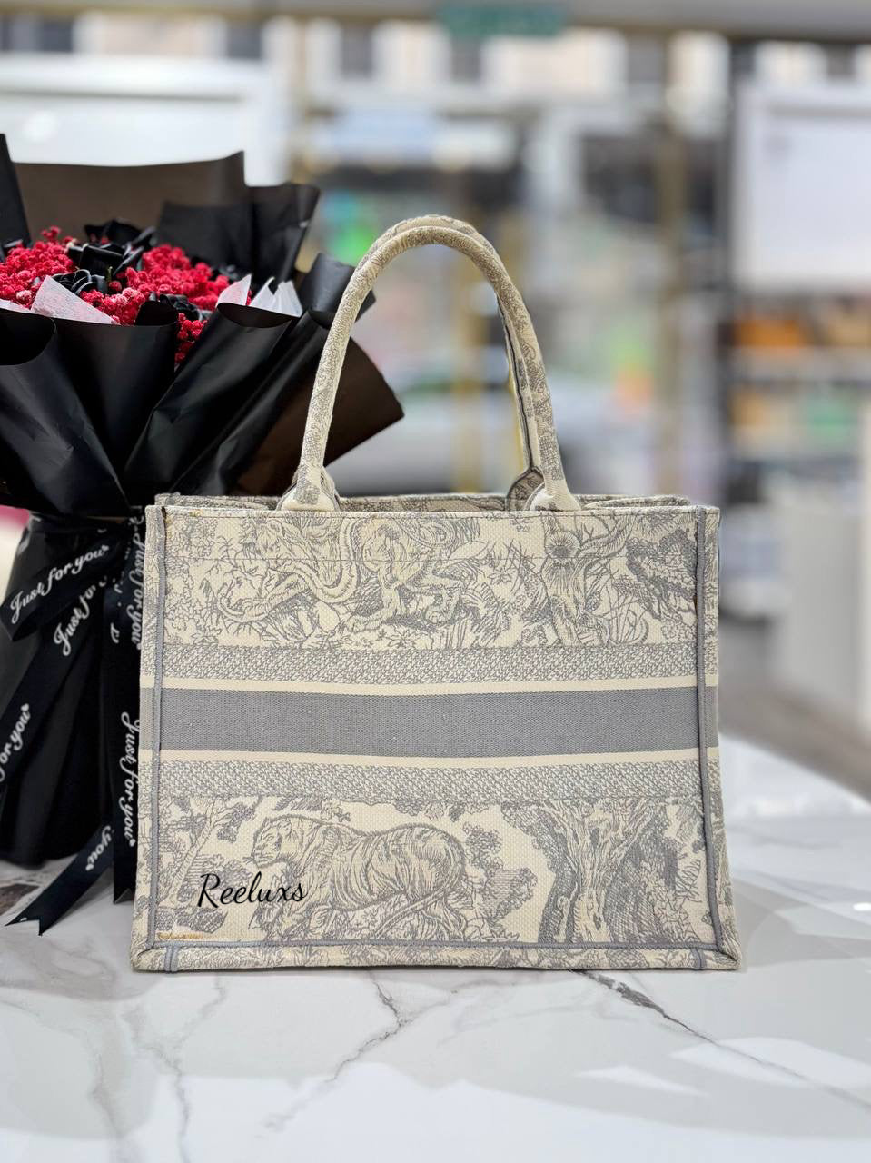 CHRISTIAN DIOR Medium Book Tote Handbag