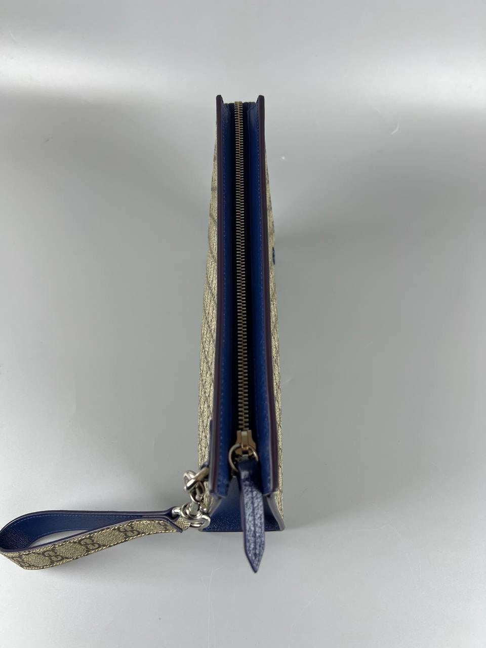 2024 Full Set As New GUCCI Pouch With GG Detail Men Clutch