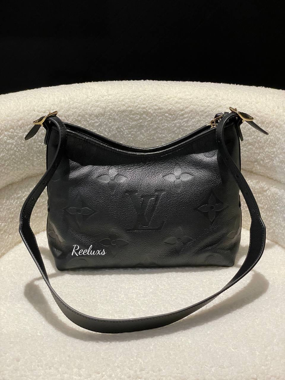 FULL SET LOUIS VUITTON LV NFC Carryall PM Bag In Monogram Empreinte Leather With Zipped Pouch Hand Bag