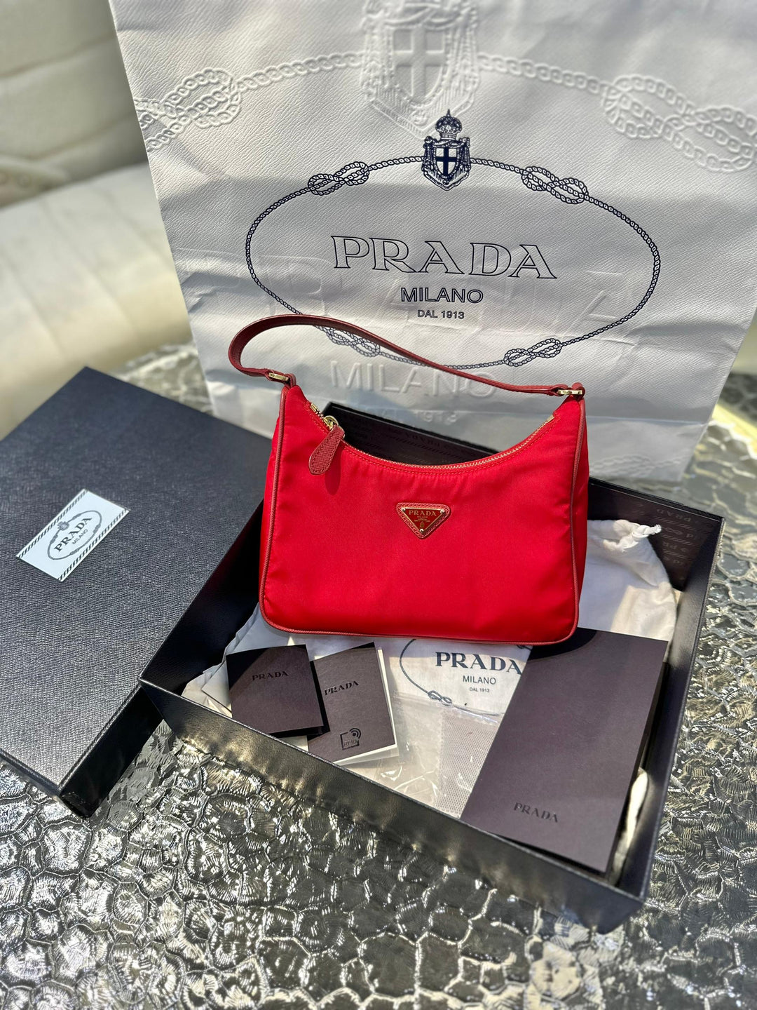 Prada Tessuto Re-Edition 2005 Nylon Mini Bag