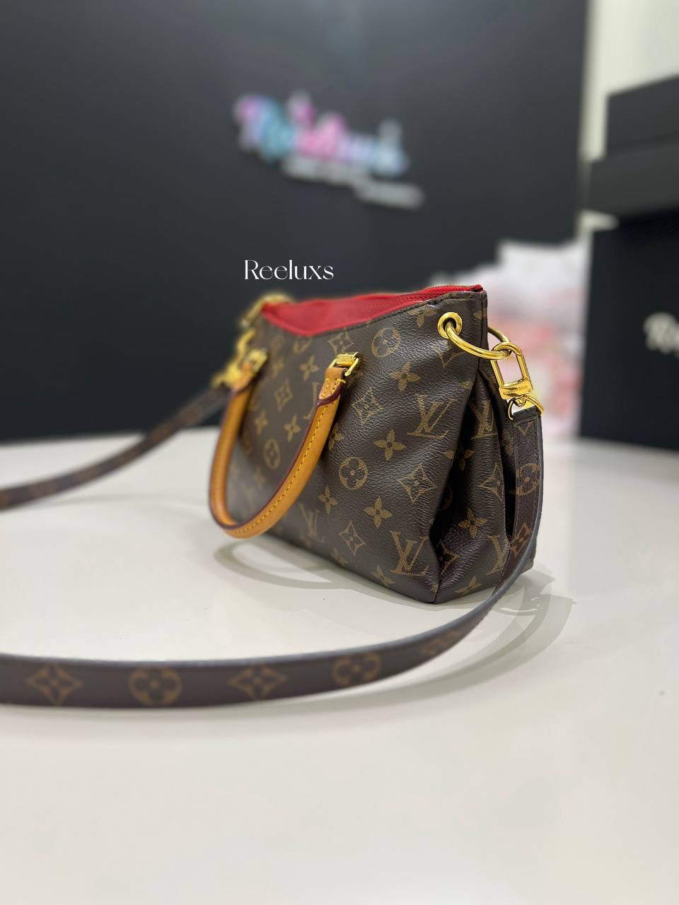 LOUIS VUITTON LV Pallas BB Monogram Canvas Shoulder Bag