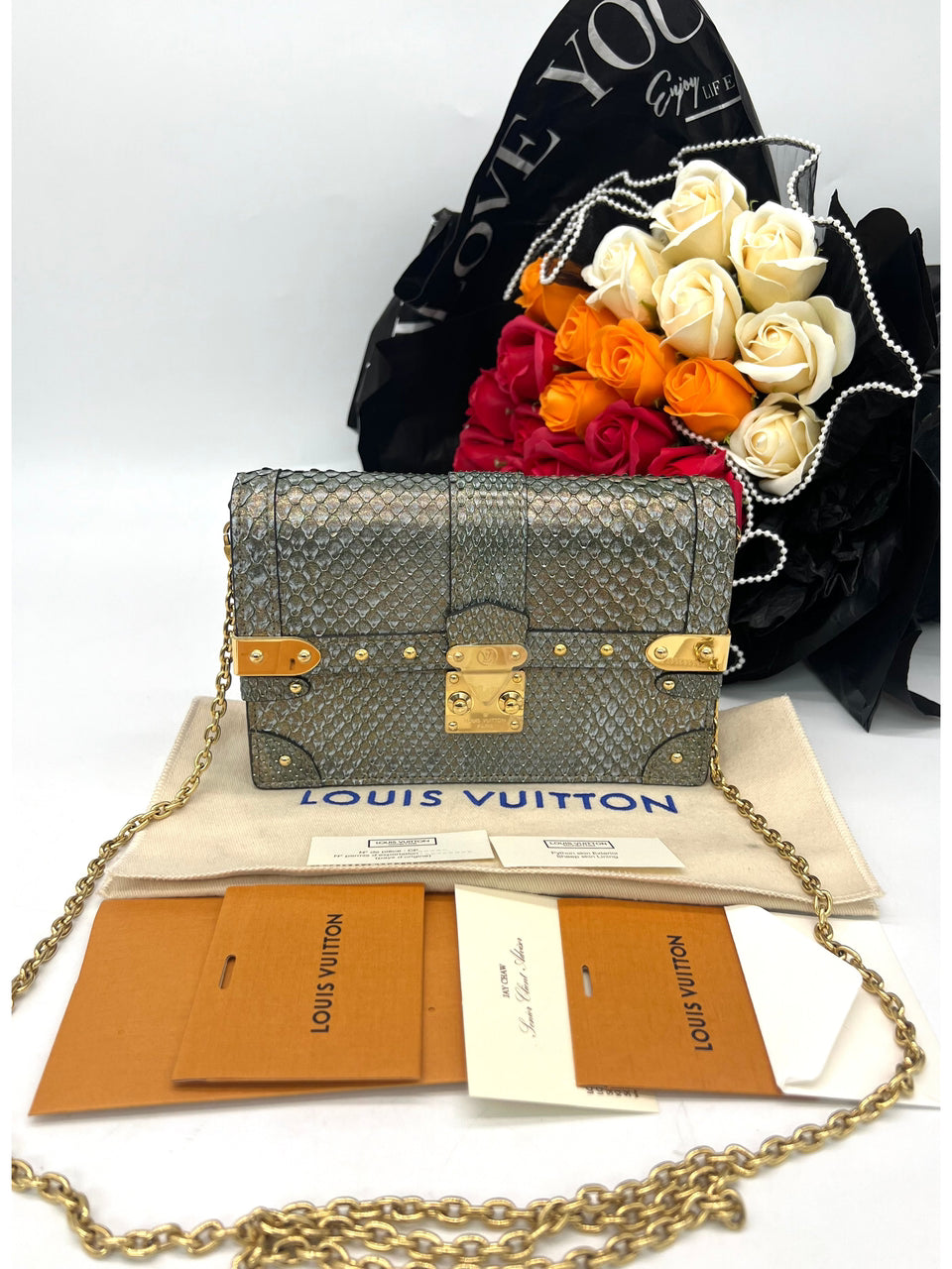 LOUIS VUITTON Trunk Chain Sling Bag - Reeluxs 