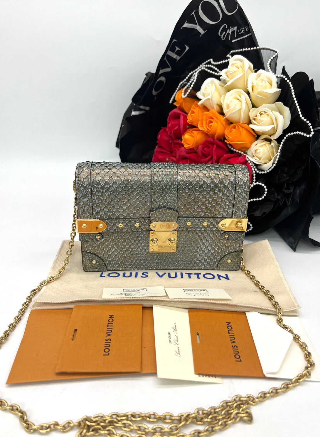 LOUIS VUITTON Trunk Chain Sling Bag - Reeluxs 