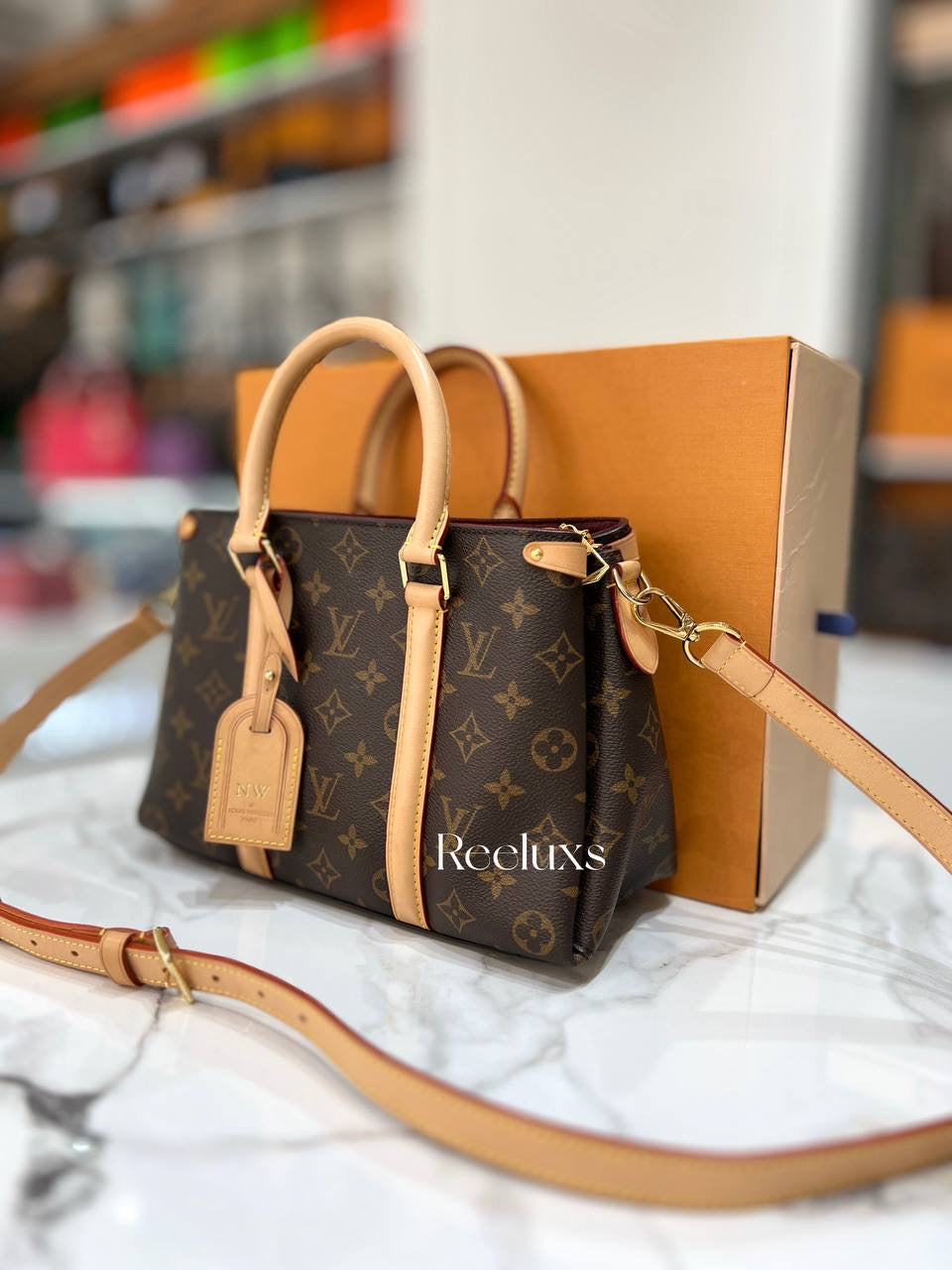 LOUIS VUITTON Soufflot BB handbag Full Set