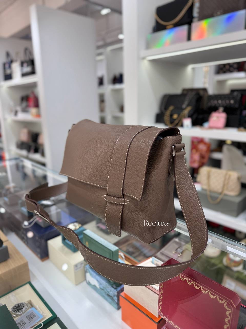 HERMES Steve Light Messenger Bag